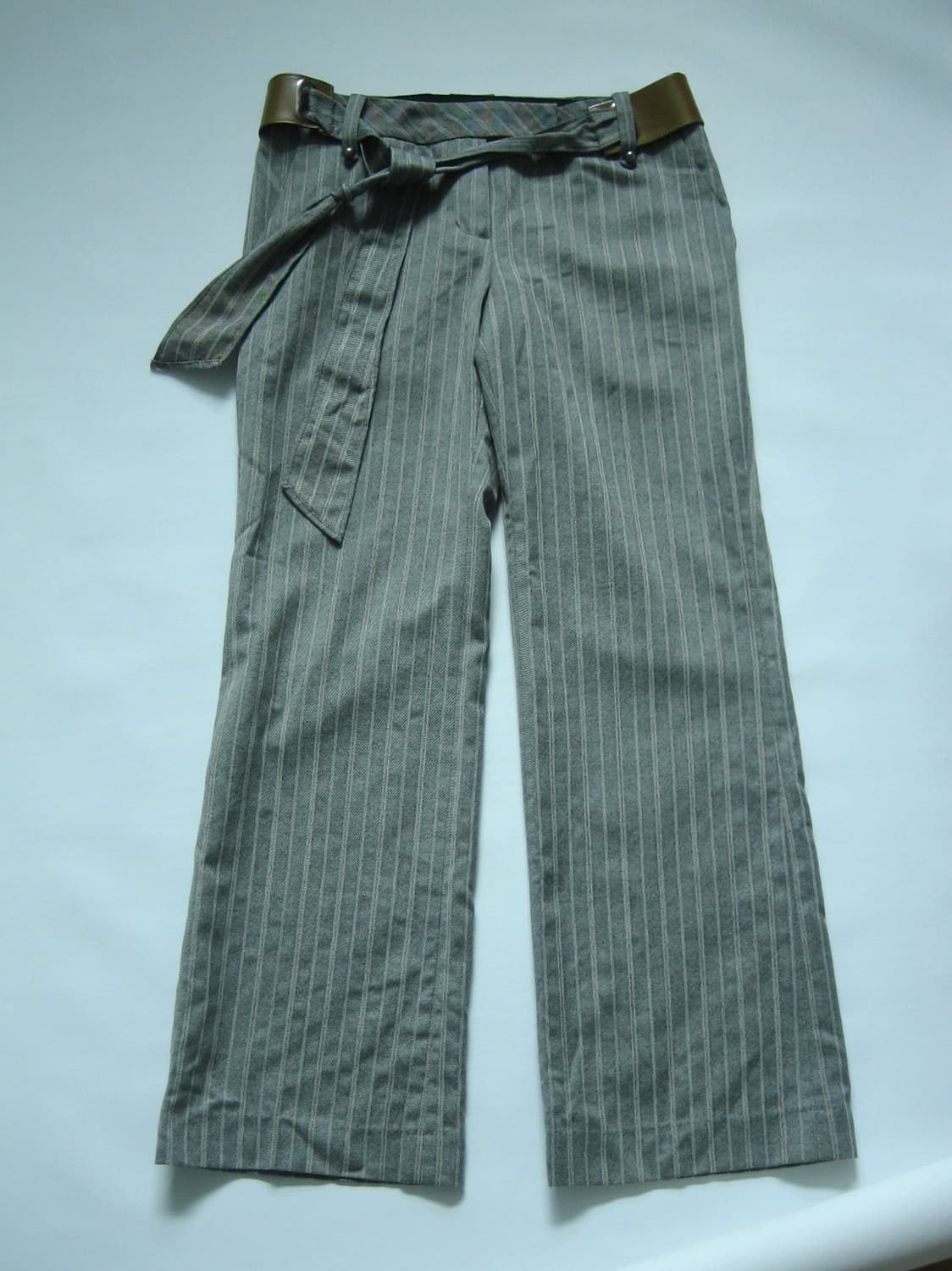 [SYSTEM] Stripe Belted Trousers 상품이미지2