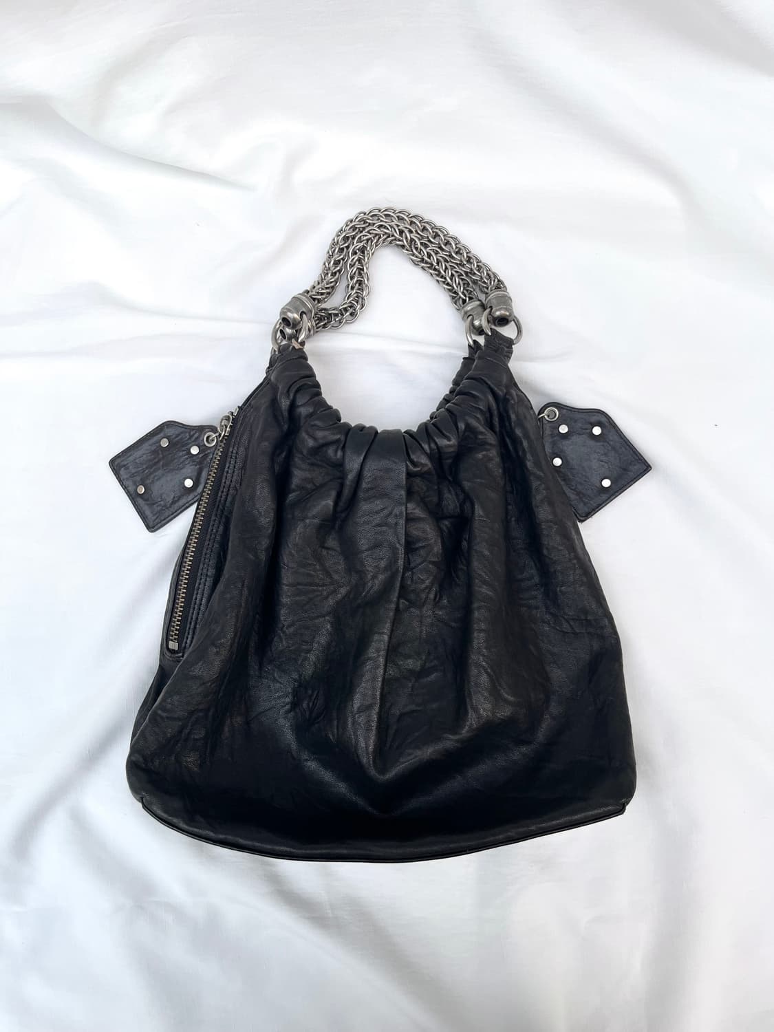 토마스와일드 고딕 스컬 레더 백 상품이미지10