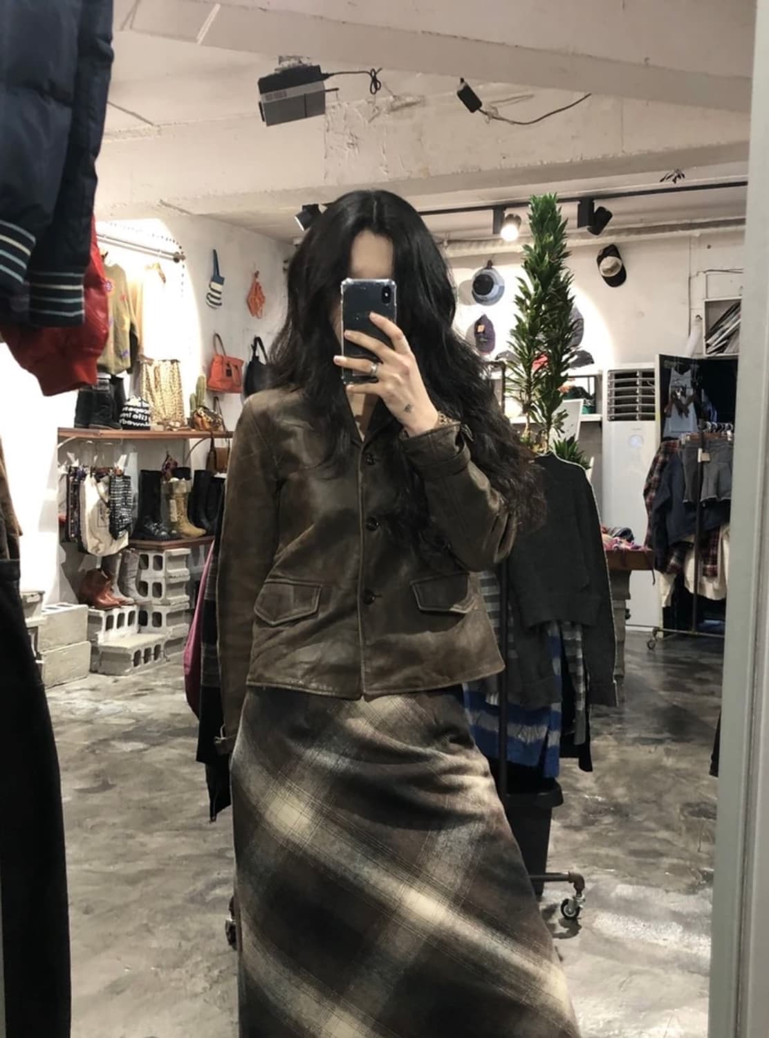 [9117]Ralph Lauren brown leather jacket 상품이미지3