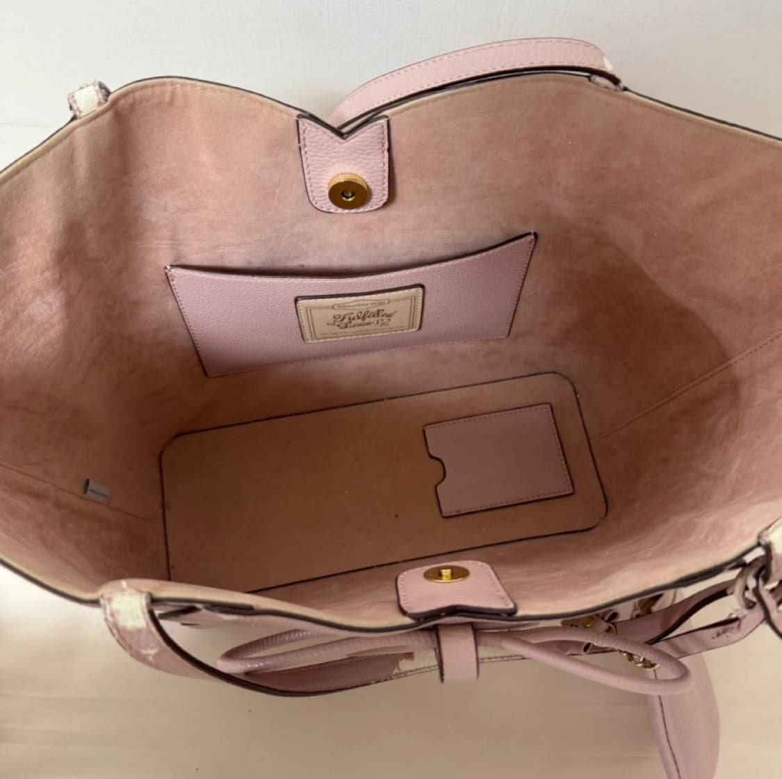 사만다베가 핑크 도트백 갸루 스나계 상품이미지6