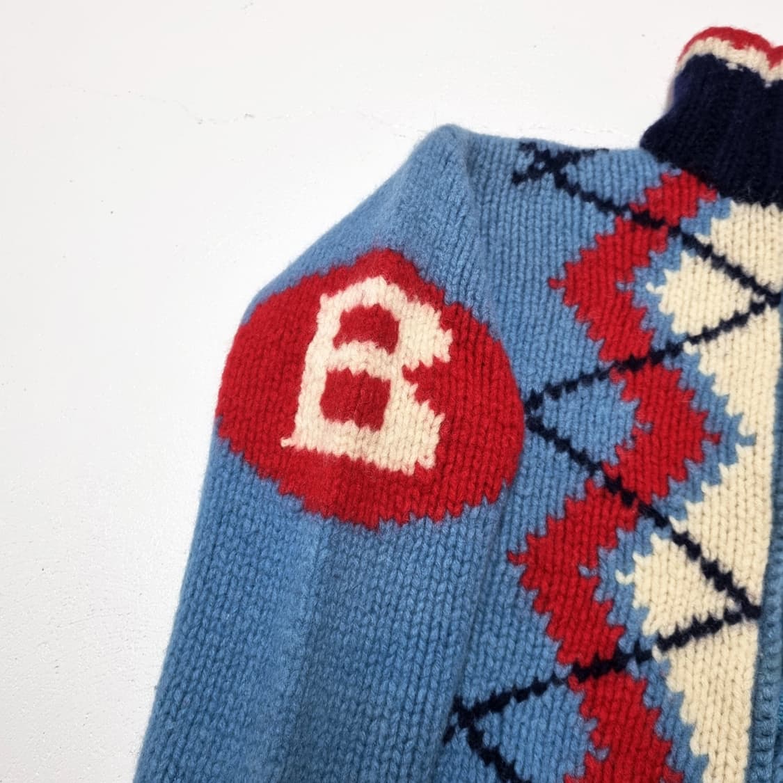 빈티지 GURU 코위찬 니트 자켓 - M 상품이미지5