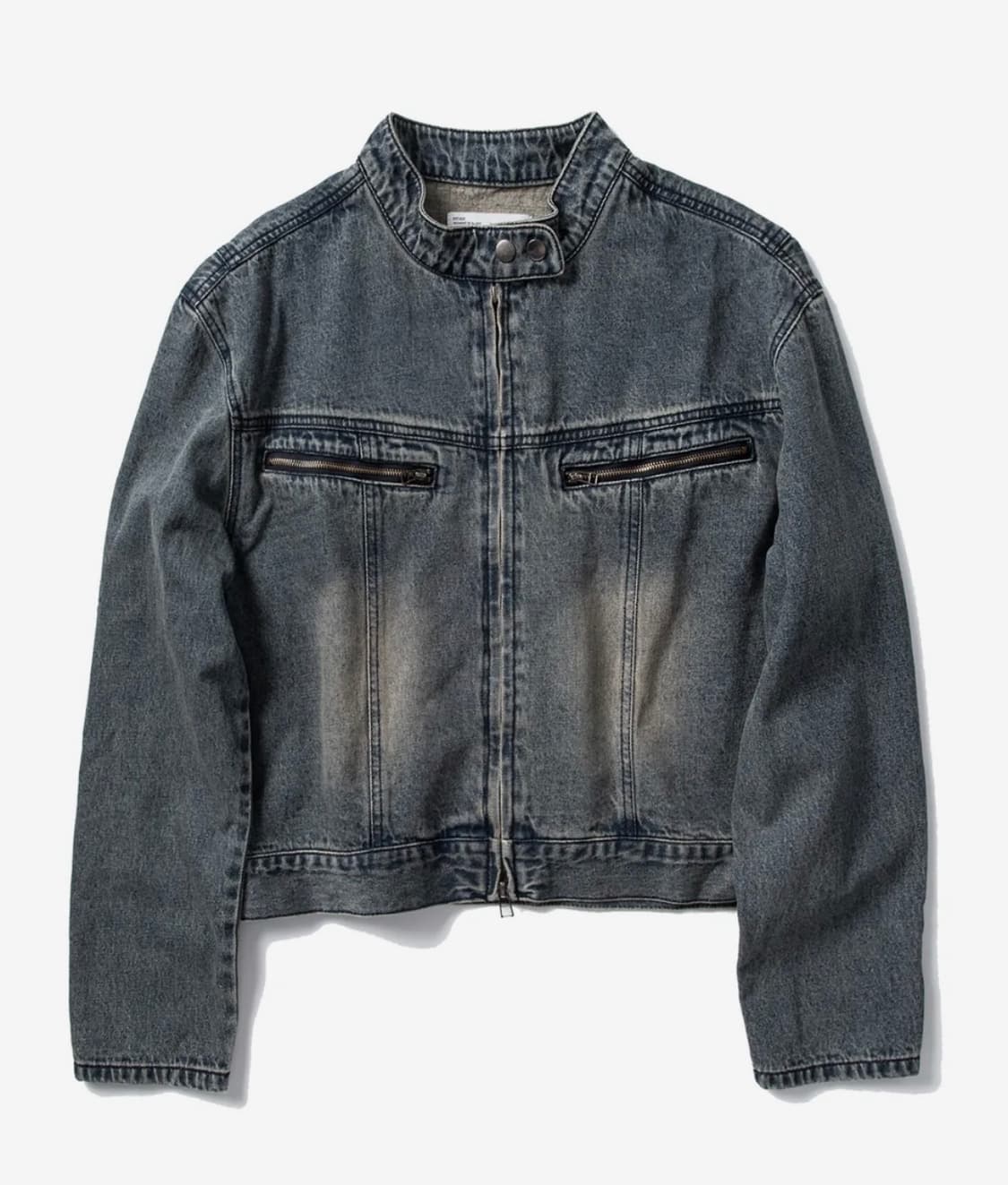 슈퍼서브 워싱 크롭 데님자켓 워시드 블루 M 상품이미지3
