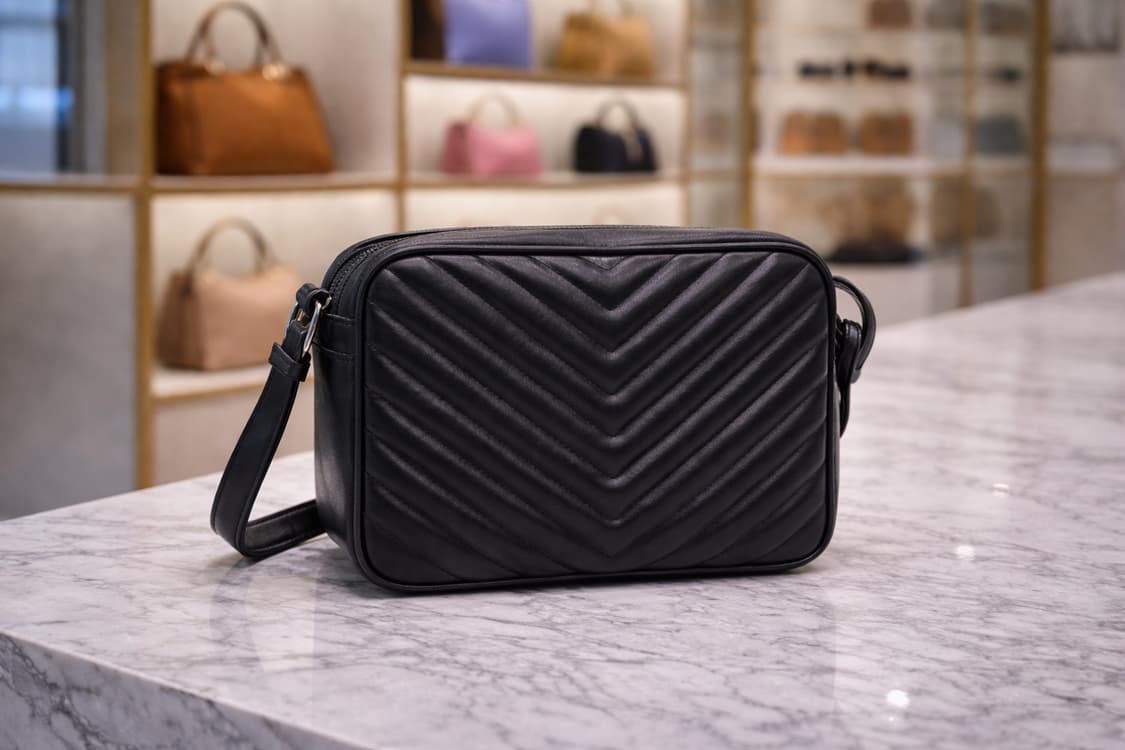 [S급]  생로랑 루 마틀라세 쉐브론 퀄팅 카프스킨 판매합니다!!! 상품이미지2