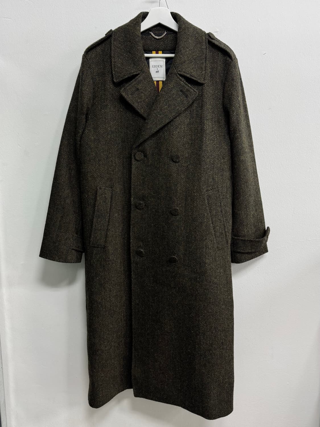 H&M 에르뎀(ERDEM) 콜라보 해리스트위드 코트 L 상품이미지1