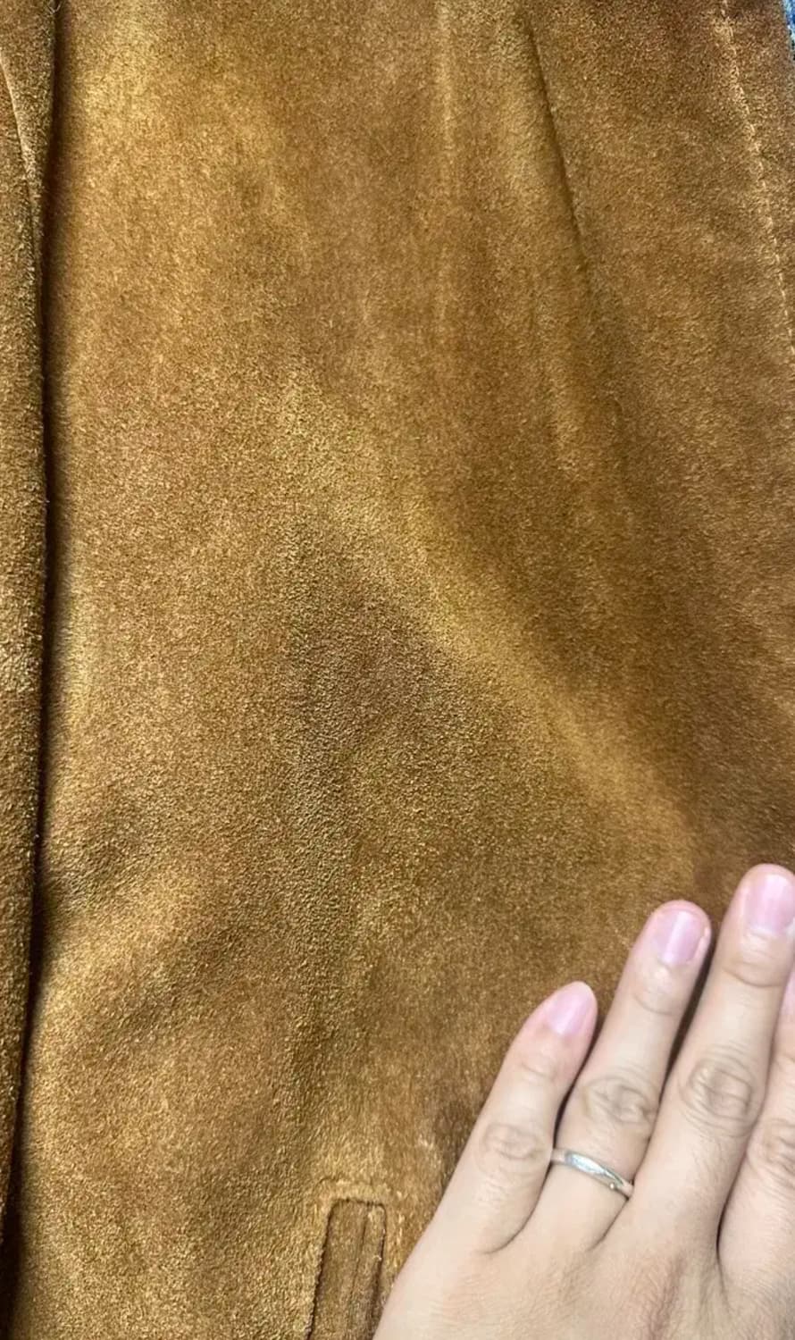 쇼트 스웨이드 블루종 100-105 상품이미지8