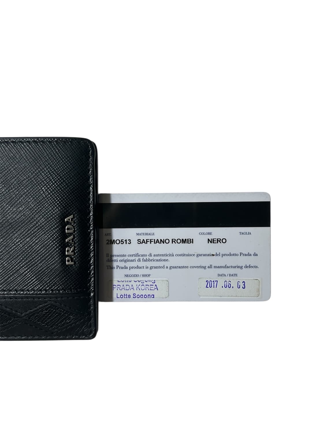 프라다 남성 반지갑 (풀박스) 상품이미지2