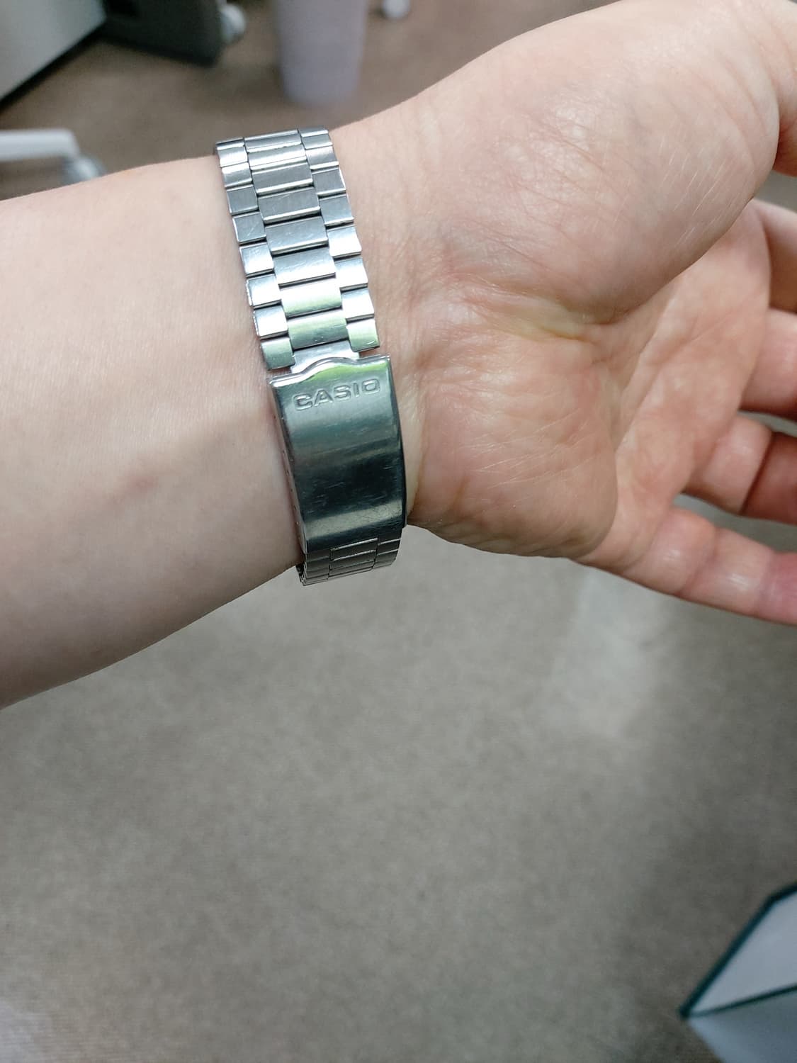 카시오 메탈 디지털 시계 상품이미지5