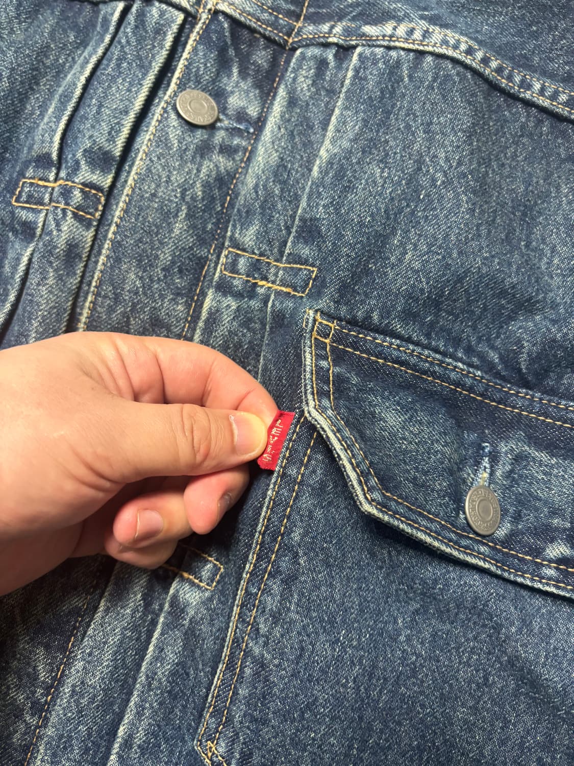 [L] 리바이스 언더커버 데님자켓 17aw 상품이미지4