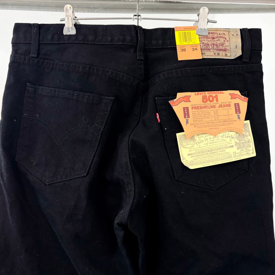 (새상품) 리바이스 501 블랙진 상품이미지6
