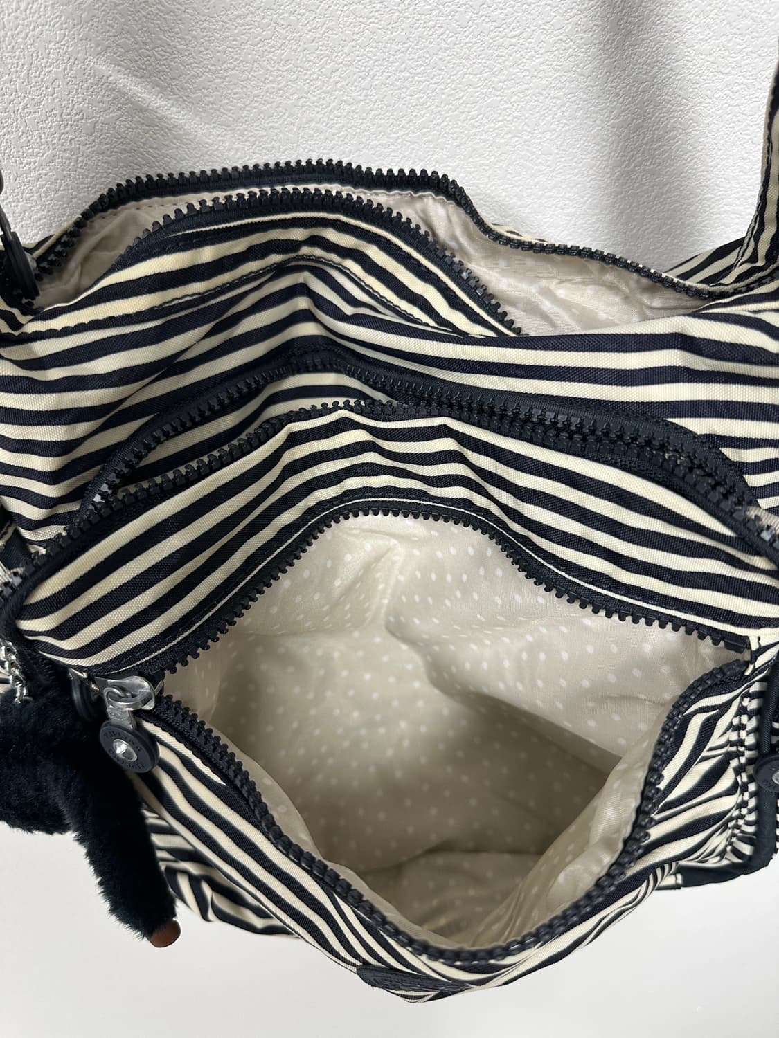 키플링 스트라이프 숄더백 상품이미지7