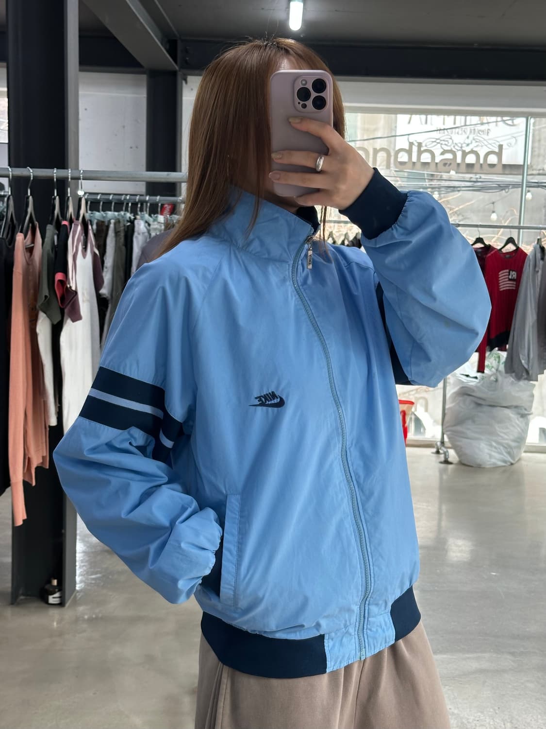 나이키 80s 올드스쿨 스우시 소라 트랙자켓 상품이미지2