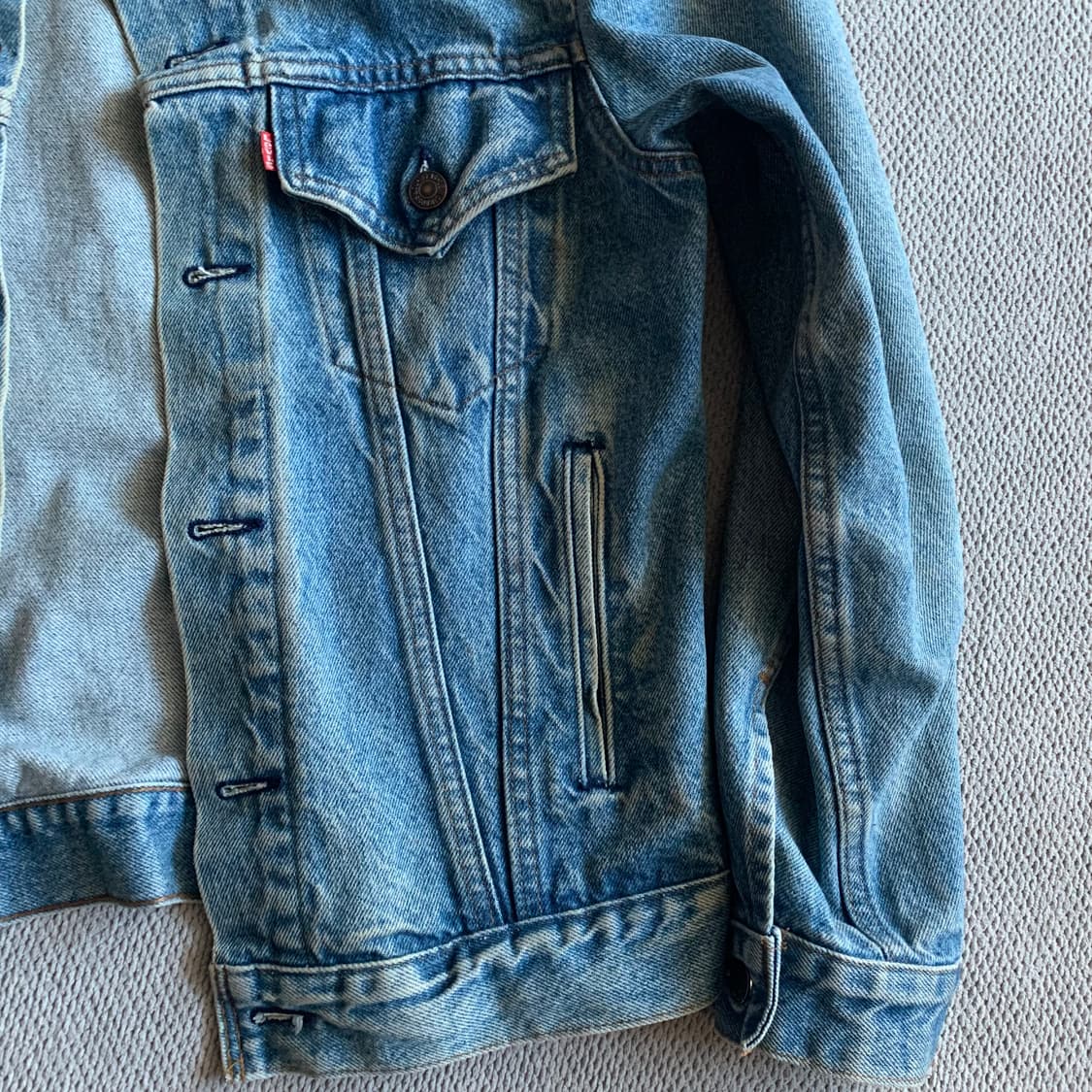 80s 리바이스 빈티지 데님 트러커 자켓 상품이미지3