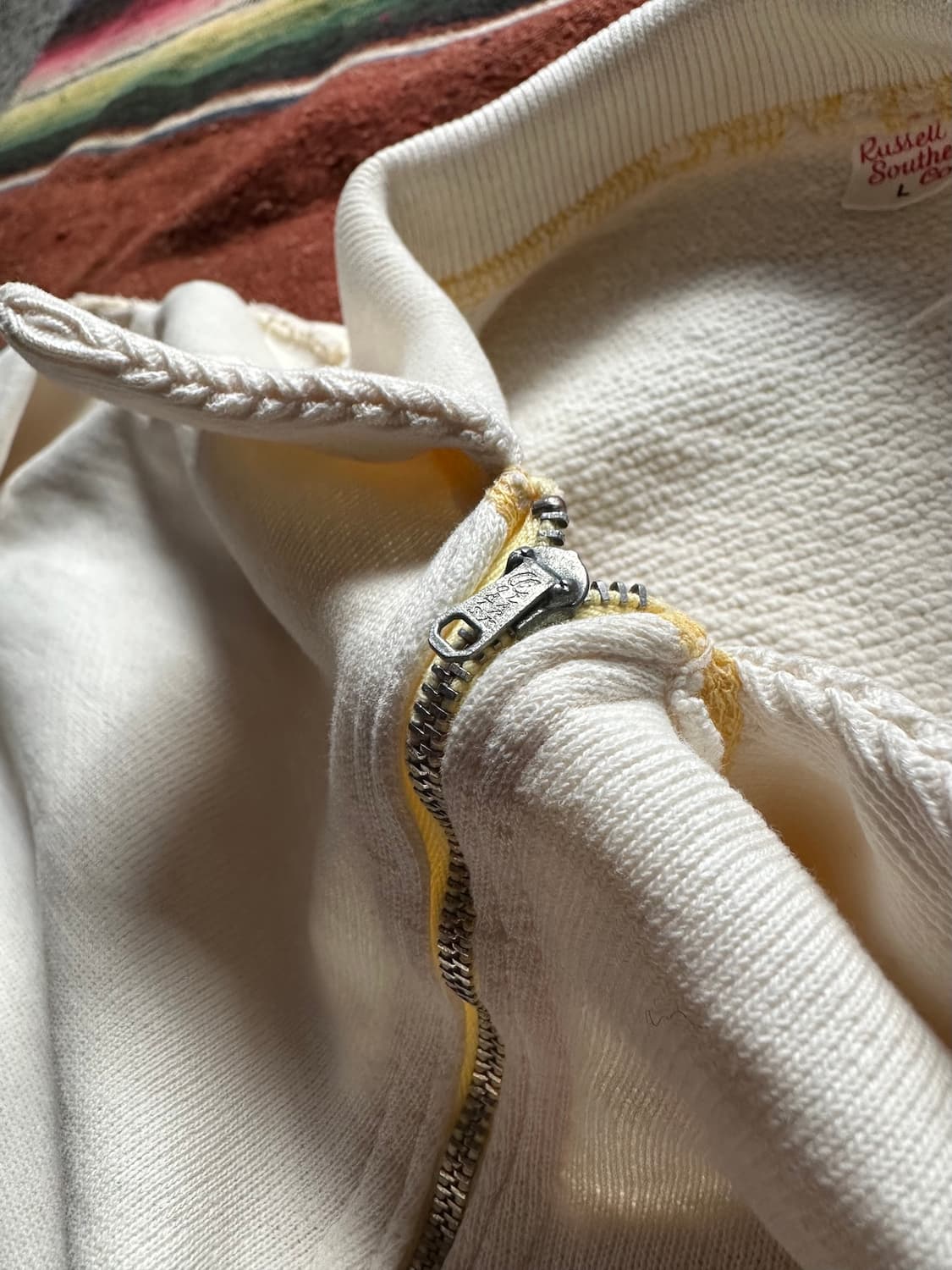 50s Russell Quarter Zip Up Sweat Shirt 상품이미지4