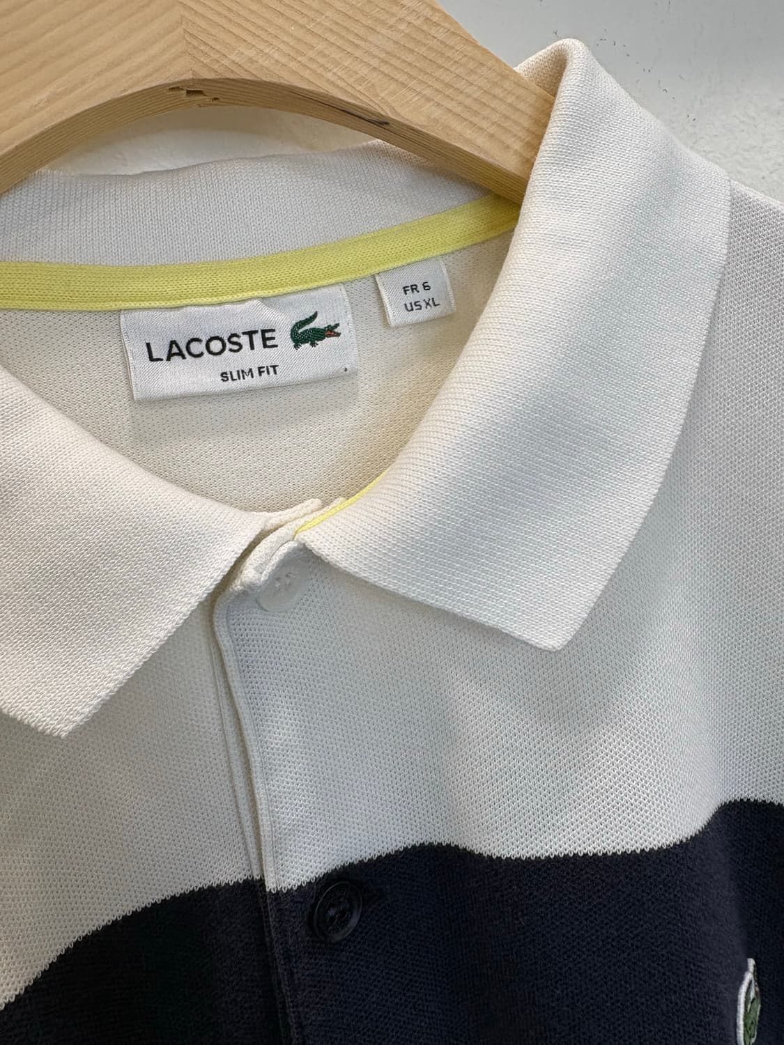 라코스테(Lacoste) 멀티 스트라이프 슬림핏 카라티 상품이미지3