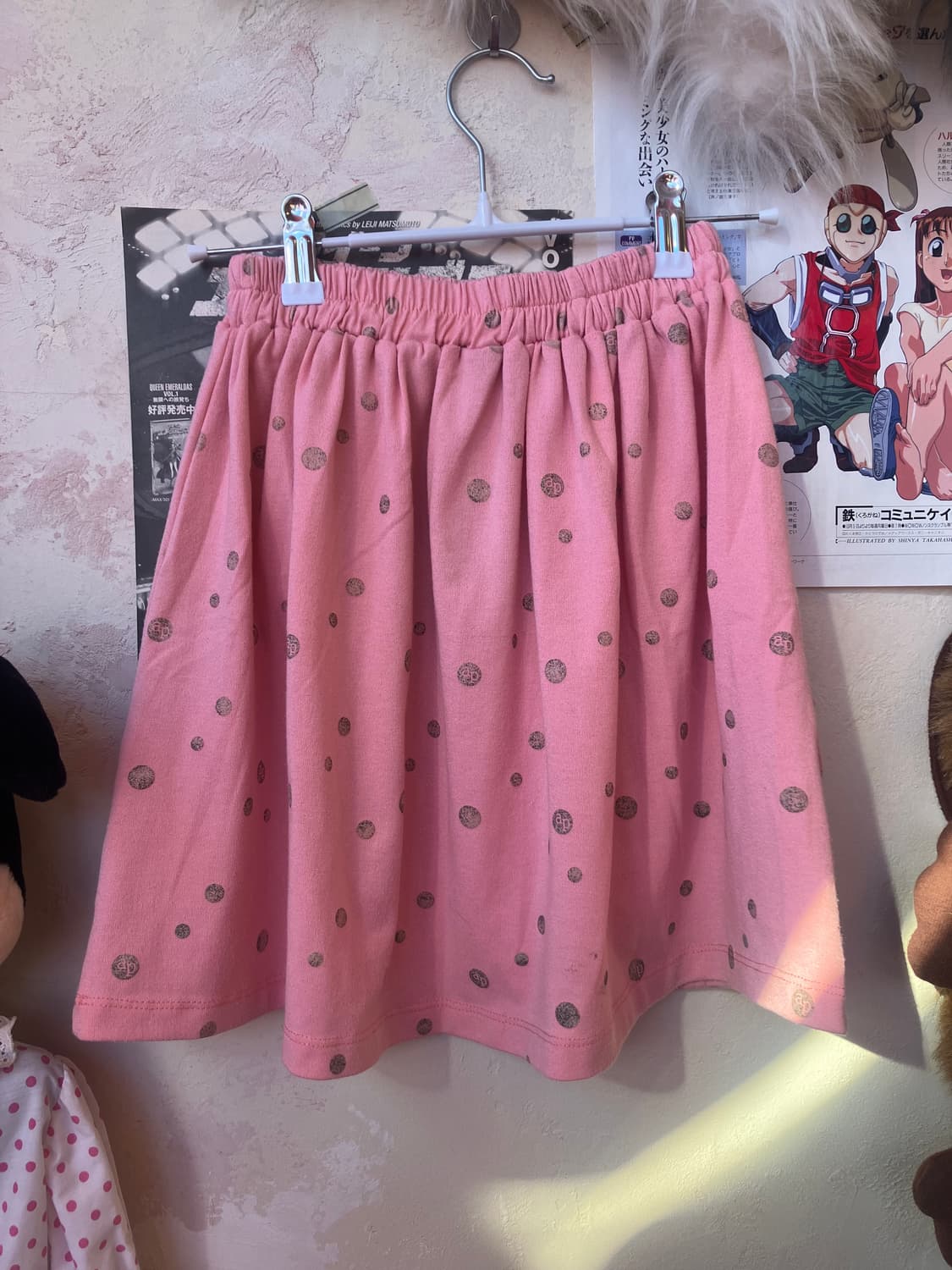 딸기우유 도트 포켓 스커트 상품이미지4