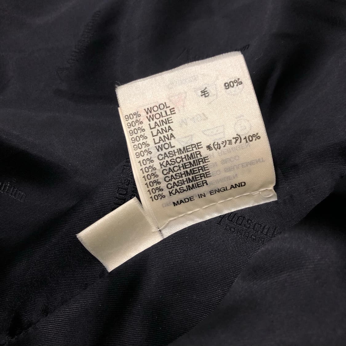 아쿠아스큐텀 잉글랜드 영국 울 캐시미어 코트 네이비 40S 상품이미지4