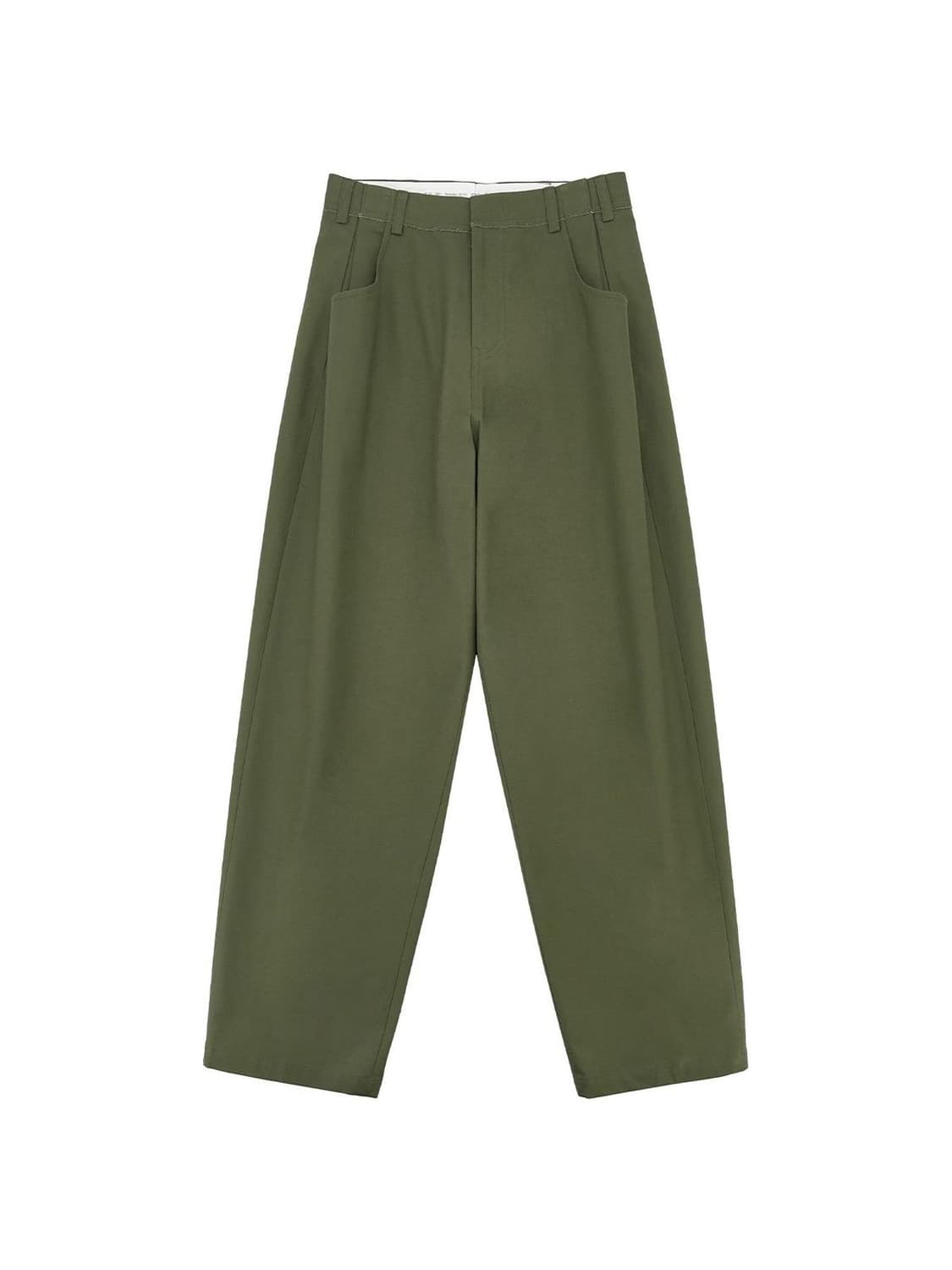 [S] STU X 미즈노 턱 팬츠 카키 코튼 STU OFFICE 상품이미지1