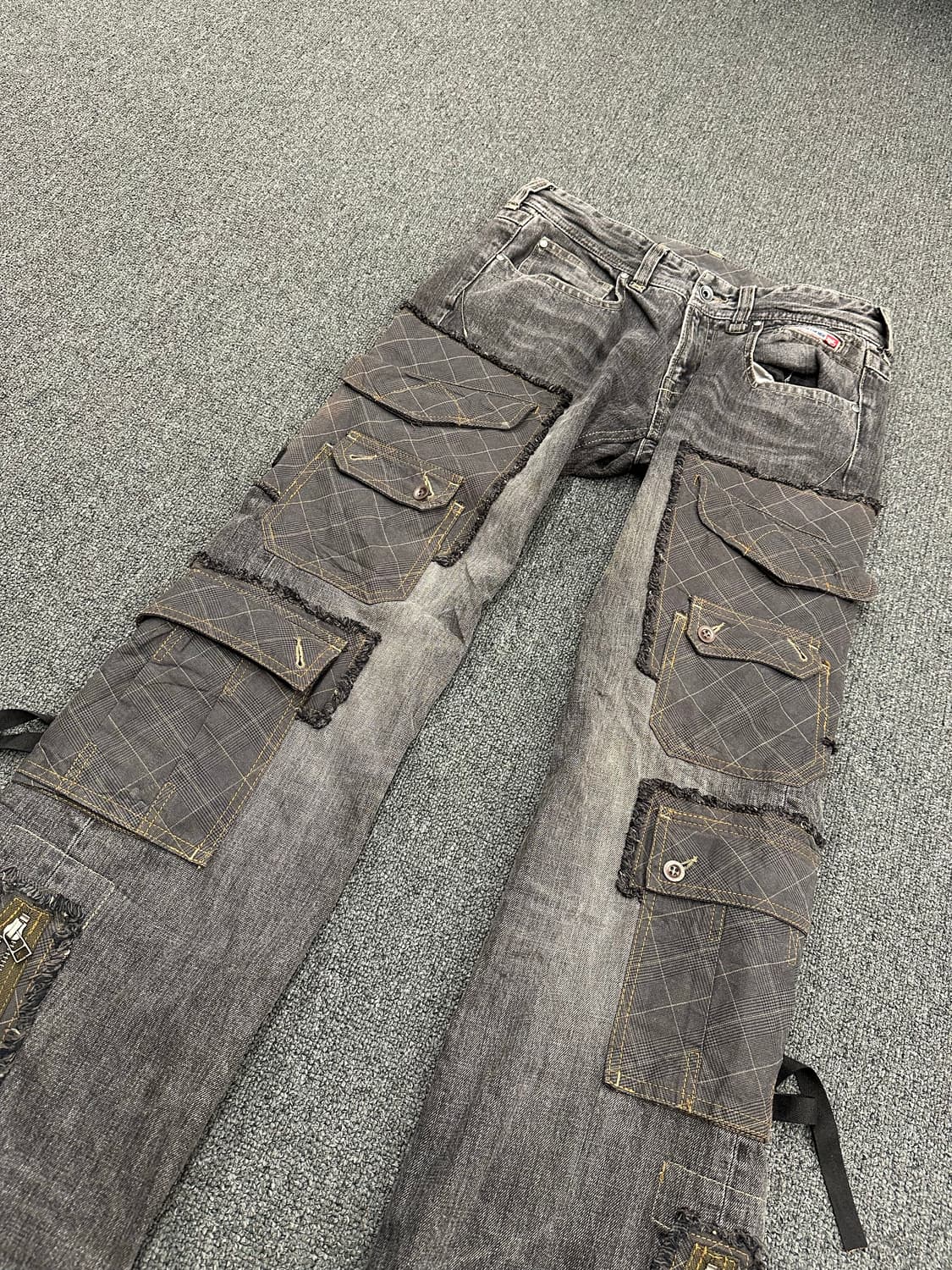 L)니콜클럽포맨 Y2K 다중 포켓 부츠컷 바지 상품이미지7