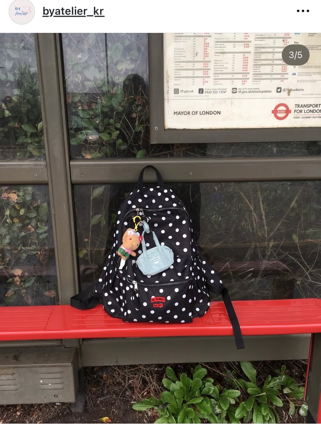 by Atelier 바이아틀리에 BACKPACK_DOT BLACK 상품이미지2