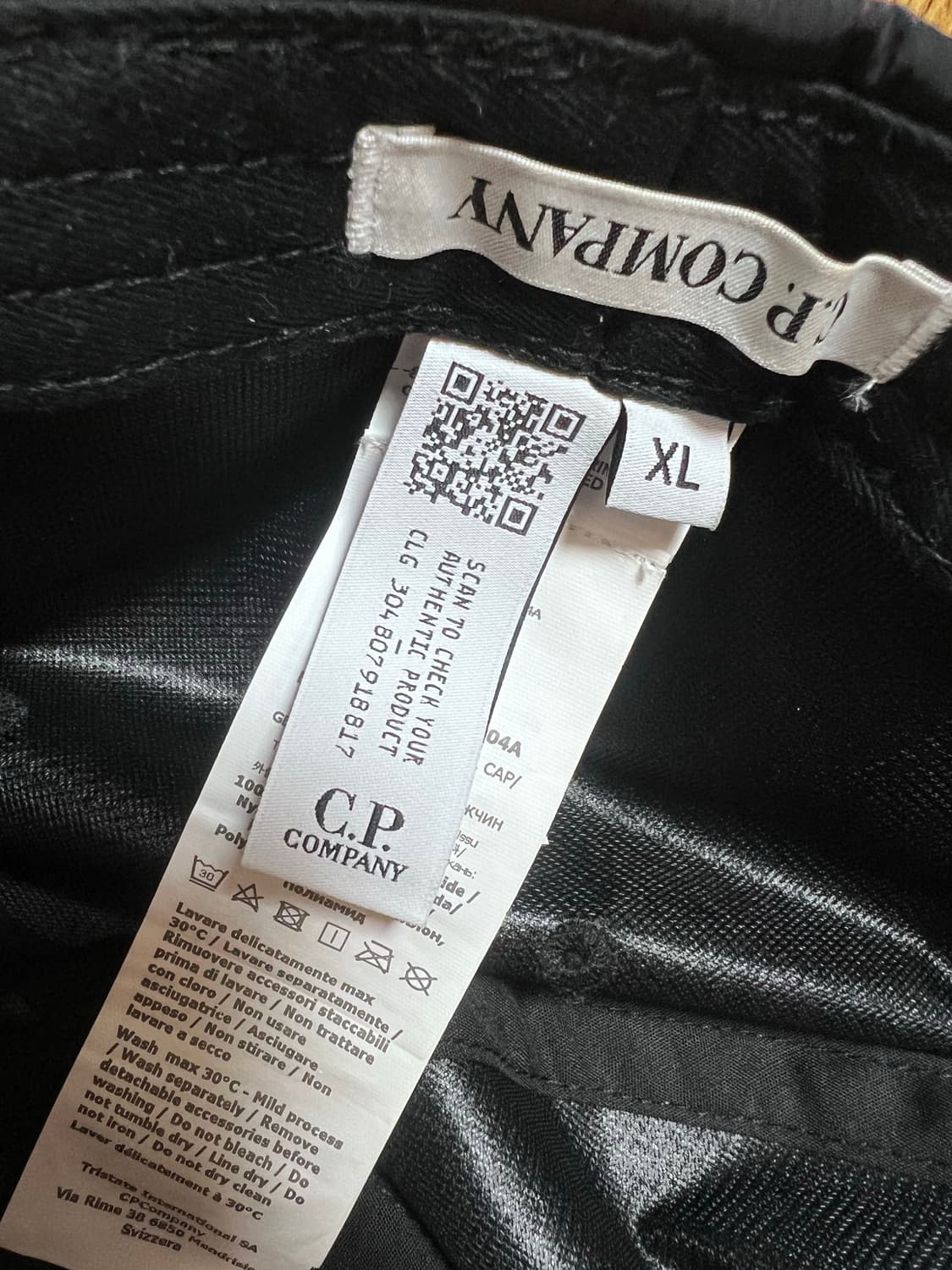 CP컴퍼니 고글캡 블랙 XL 상품이미지4