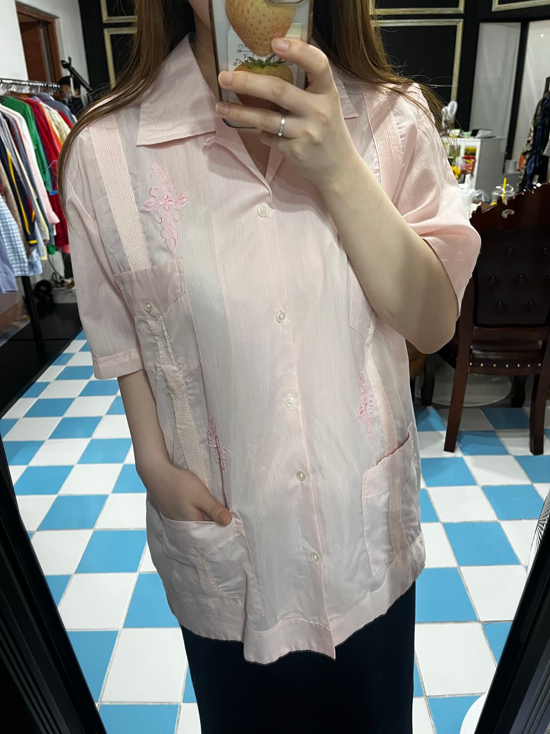 Guayabera shirts (쿠바 셔츠) XL (사진참고) 상품이미지2