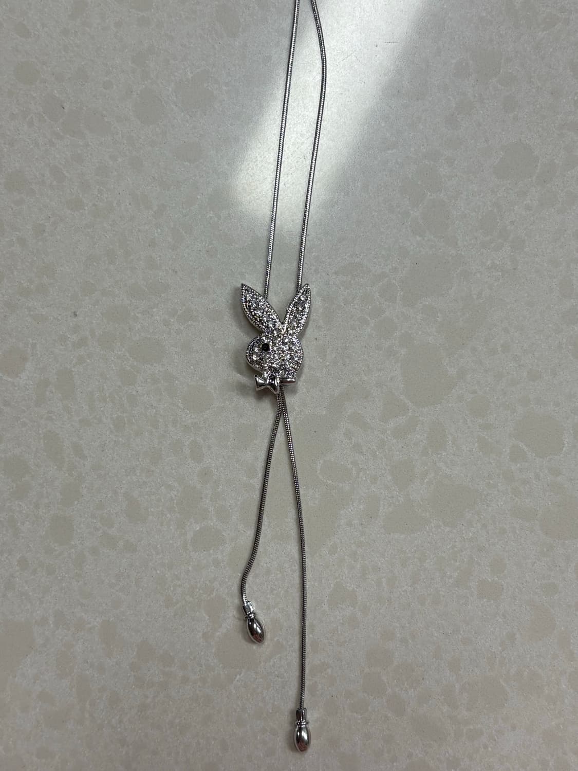 플레이보이 큐빅 목걸이 갸루 Y2K 빈티지 상품이미지1