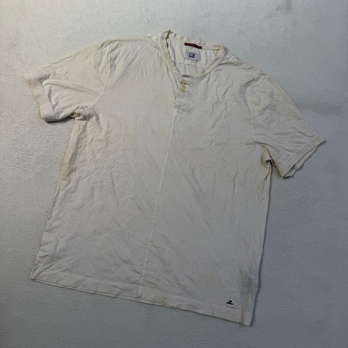 XXL CP컴퍼니 헨리넥 반팔 티셔츠 0420T 상품이미지1