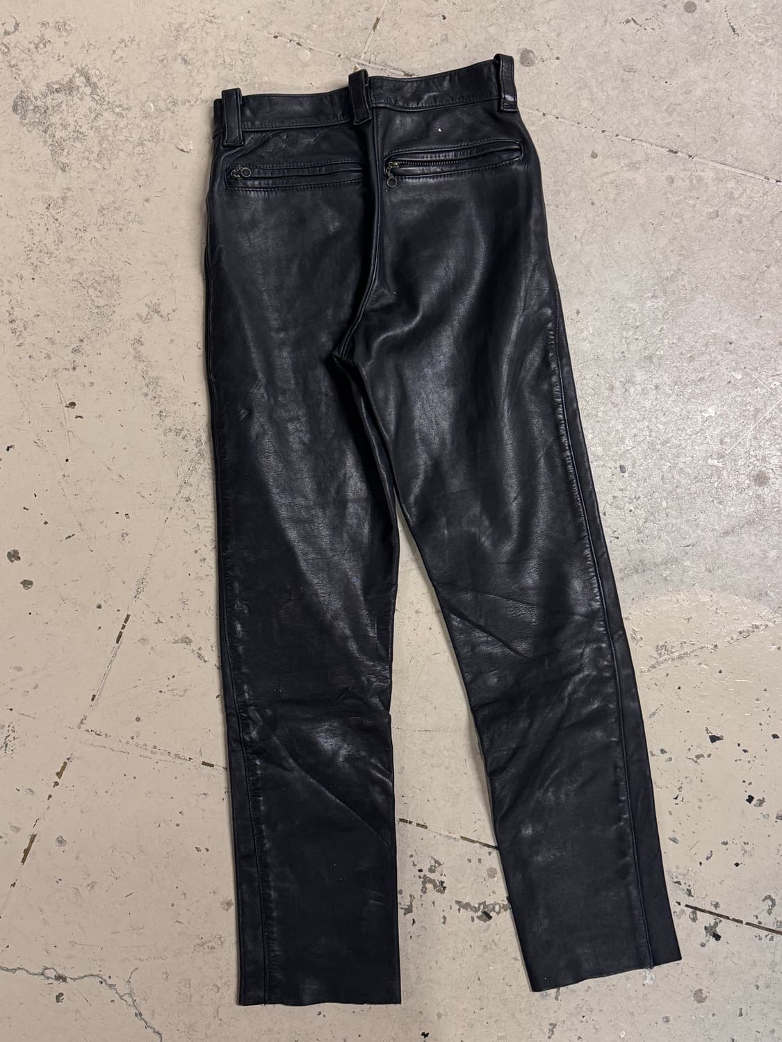 밴슨 레더 카우하이드 레더팬츠 상품이미지5