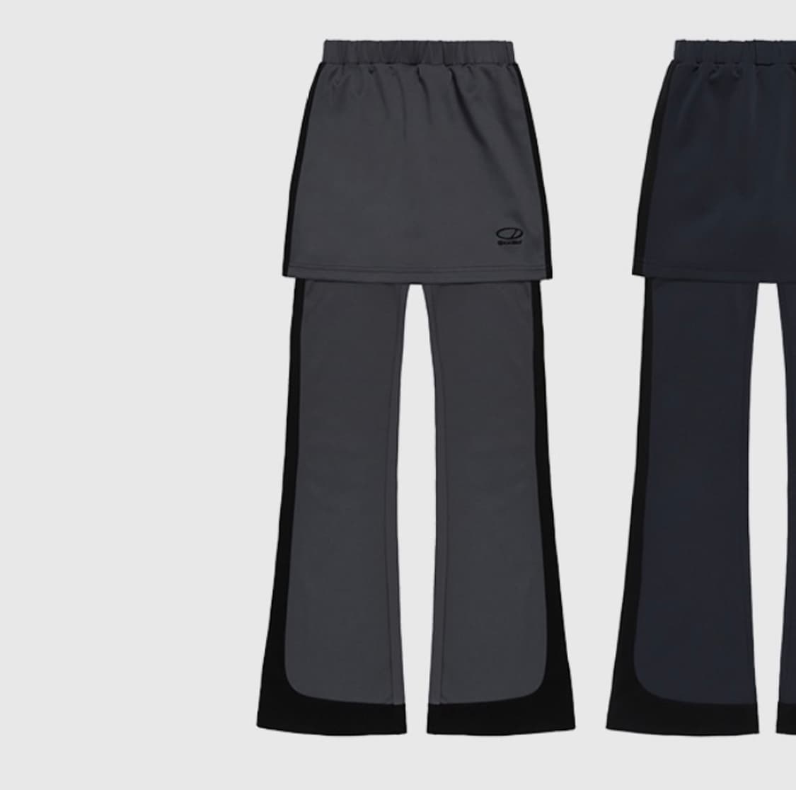 레이어드 부츠컷 저지 팬츠(그레이) 상품이미지2