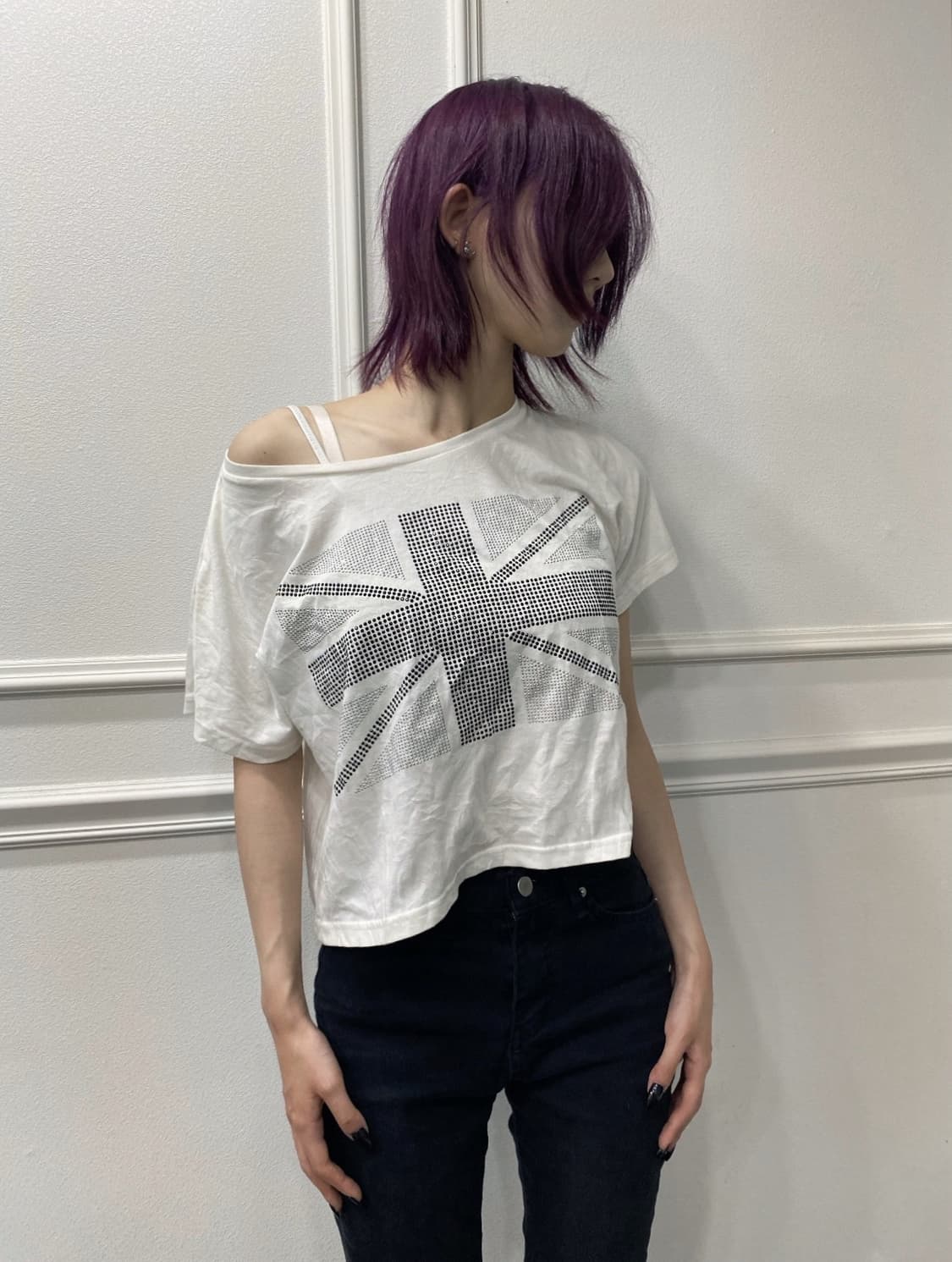 UK Cubic Crop Loose Fit Tee 상품이미지1