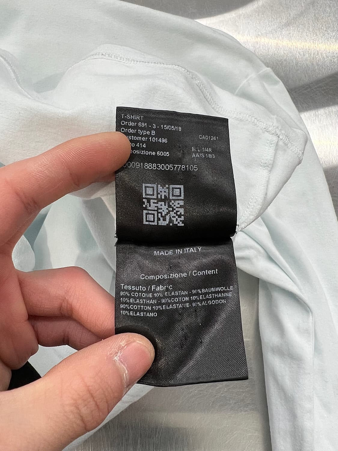 켈빈클라인 205W39NYC 라이트 블루 터틀넥 상품이미지10