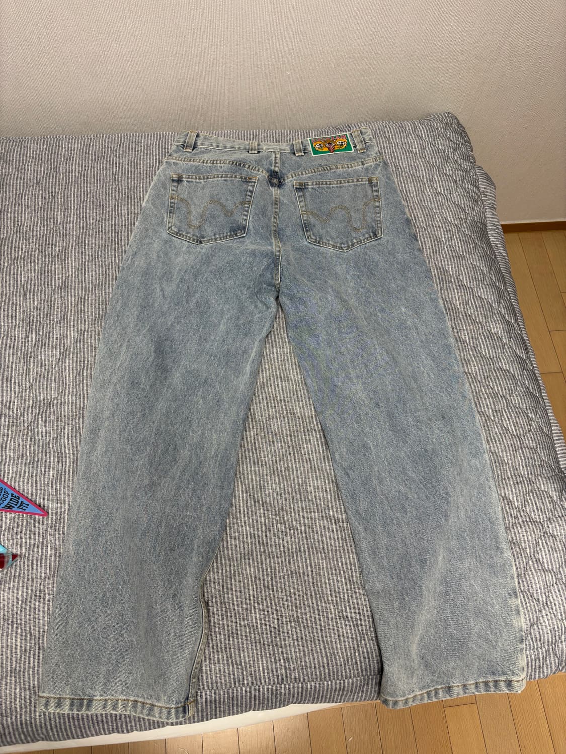 BBC 아이스크림 러닝독 개바지 데님 팬츠 32/32사이즈 상품이미지3