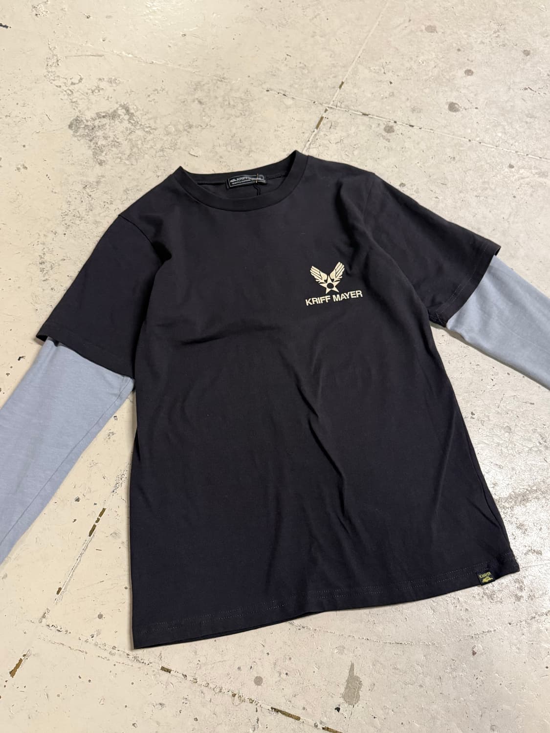 t-shirt layered printing long sleeve 상품이미지5