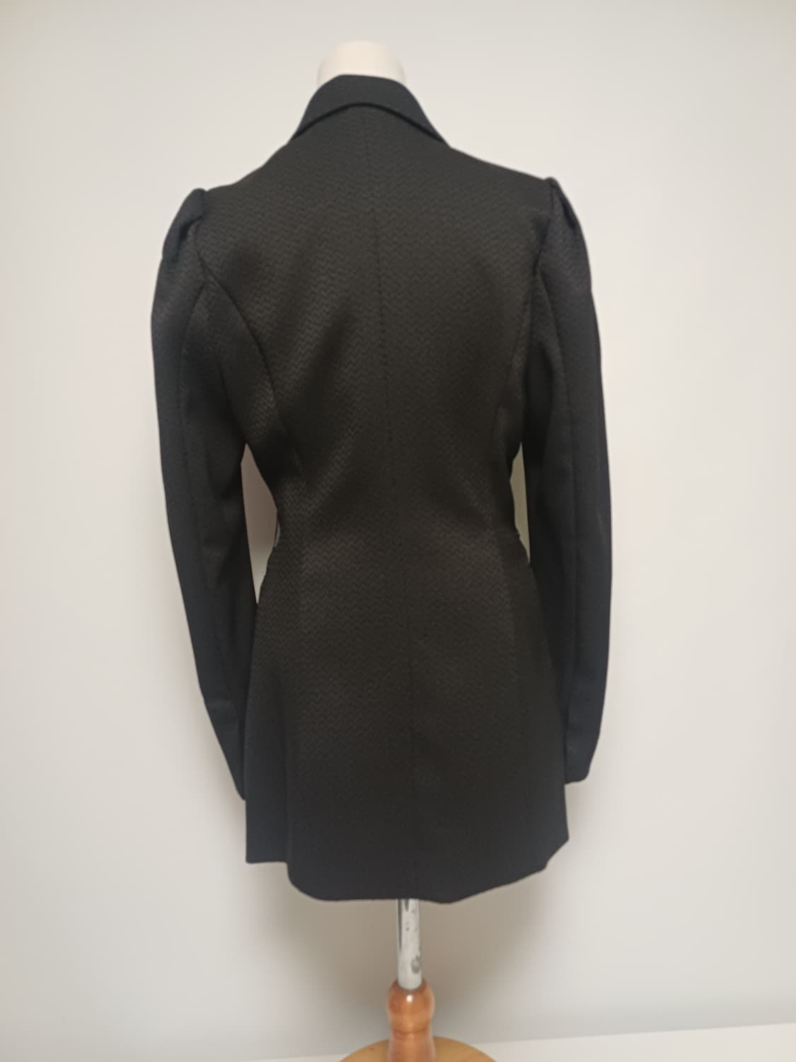 에고이스트 셔링 소매 슬림 자켓 EL1WJ263 [66/블랙] 상품이미지3