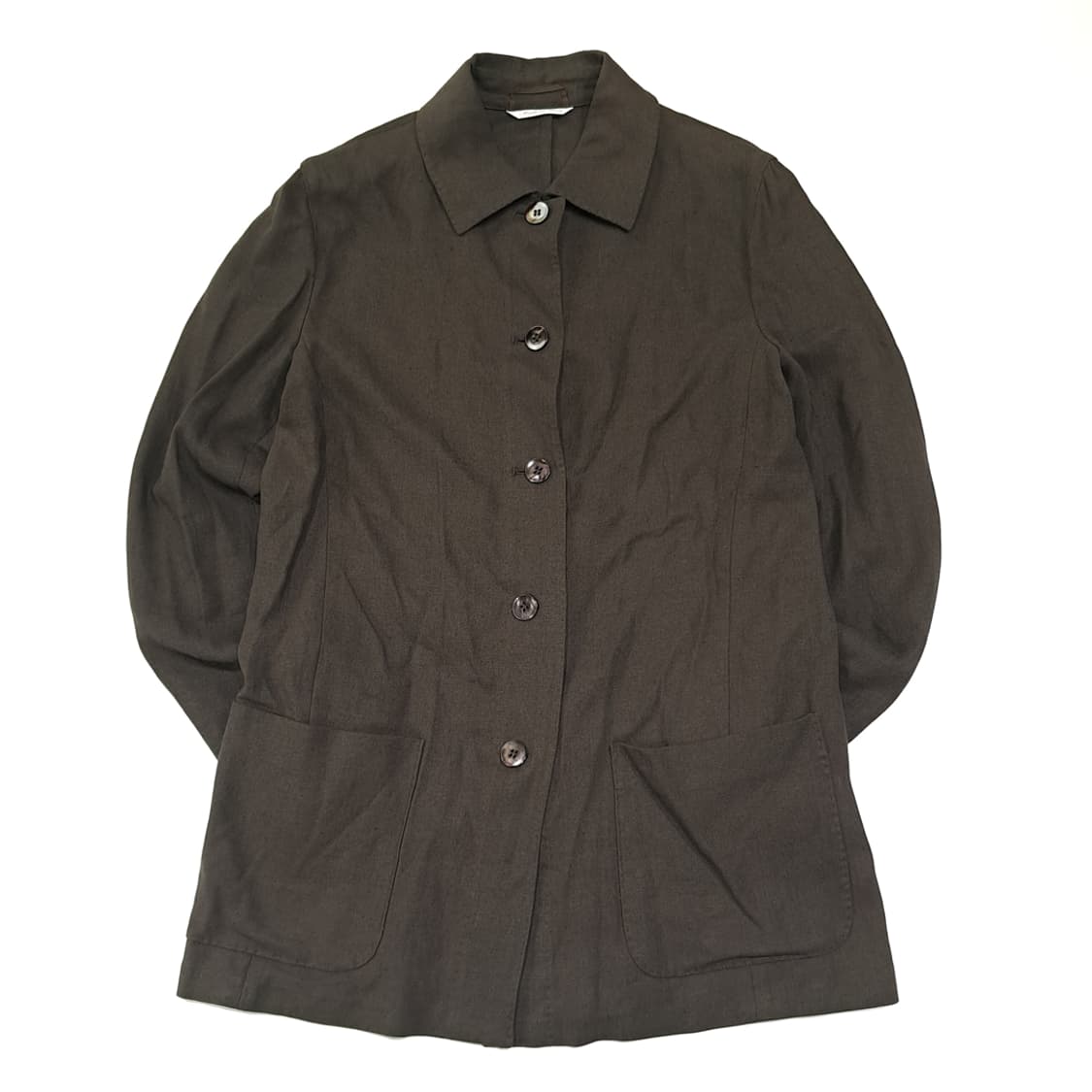 CL323 L 막스마라 90s 이태리판 린넨 셔츠자켓 상품이미지1