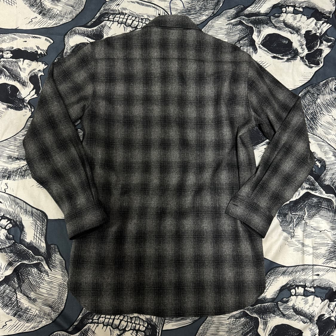 생로랑 13fw 체크 플란넬 셔츠  39(105) 사이즈 상품이미지9