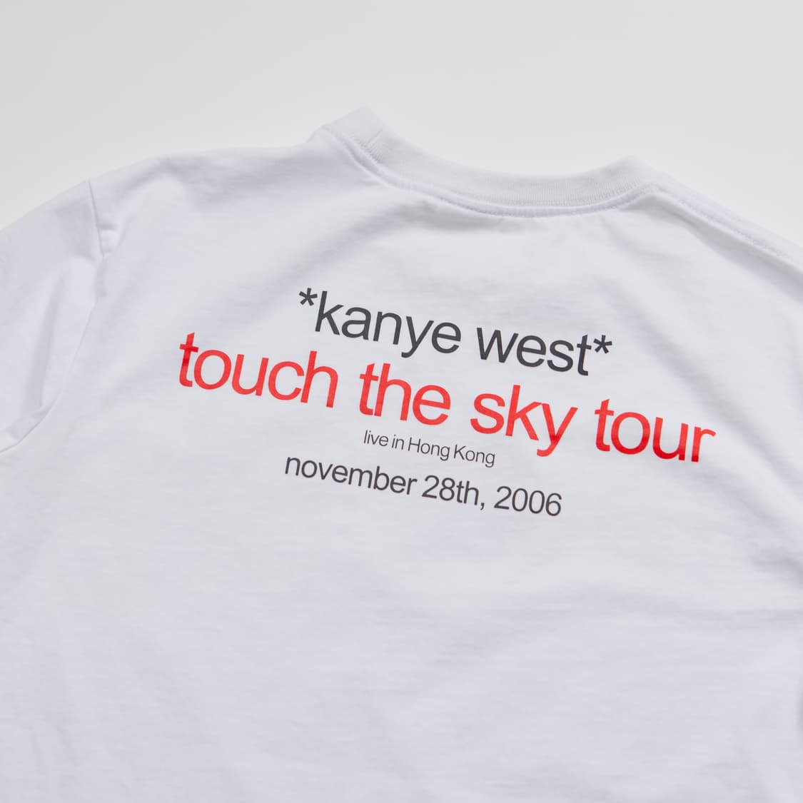 06 칸예 웨스트 x 프라그먼트 x CLOT 홍콩 투어 정식 티셔츠 상품이미지5