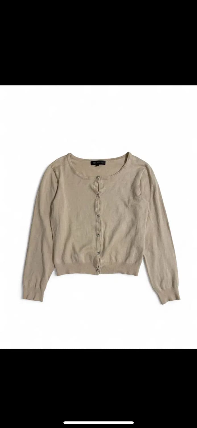 O131 MISCH MASCH 베이지 가디건 M (W) 상품이미지1