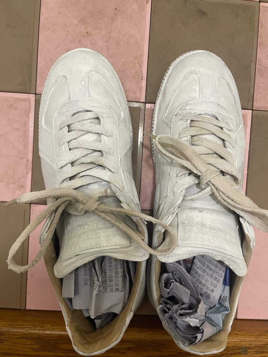 Gd착) 마르지엘라 페인트독일군 드리핑화이트OG 상품이미지2