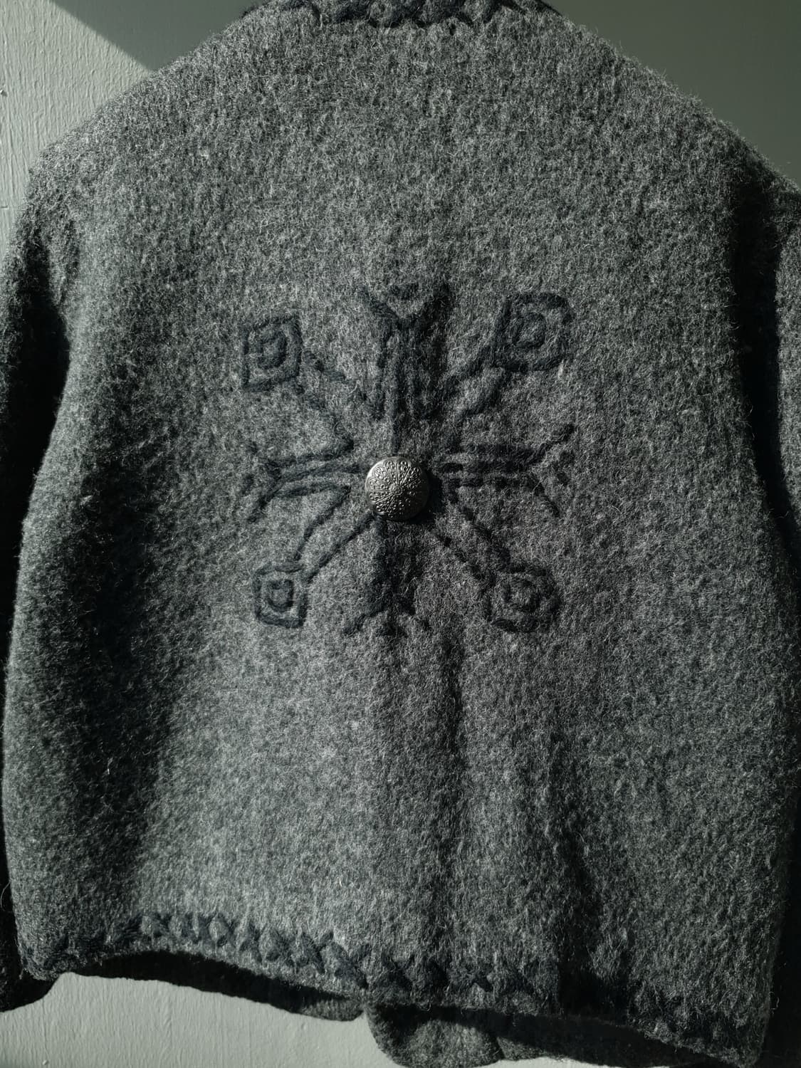 80s Issey Miyake tyrolean wool jacket 상품이미지8