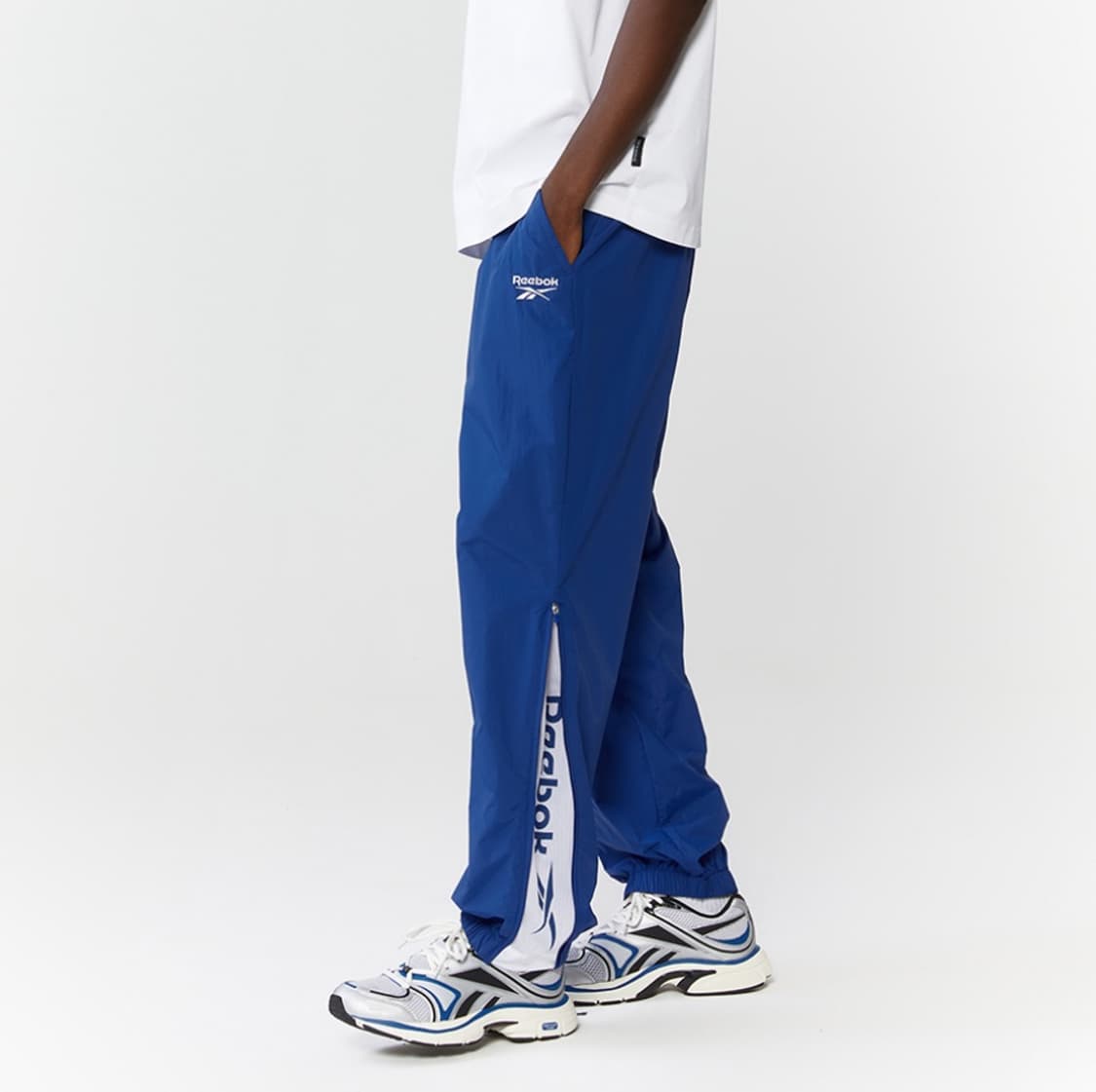 [L] 리복 히든 벤틸 2WAY 팬츠 블루 팔아요 상품이미지2