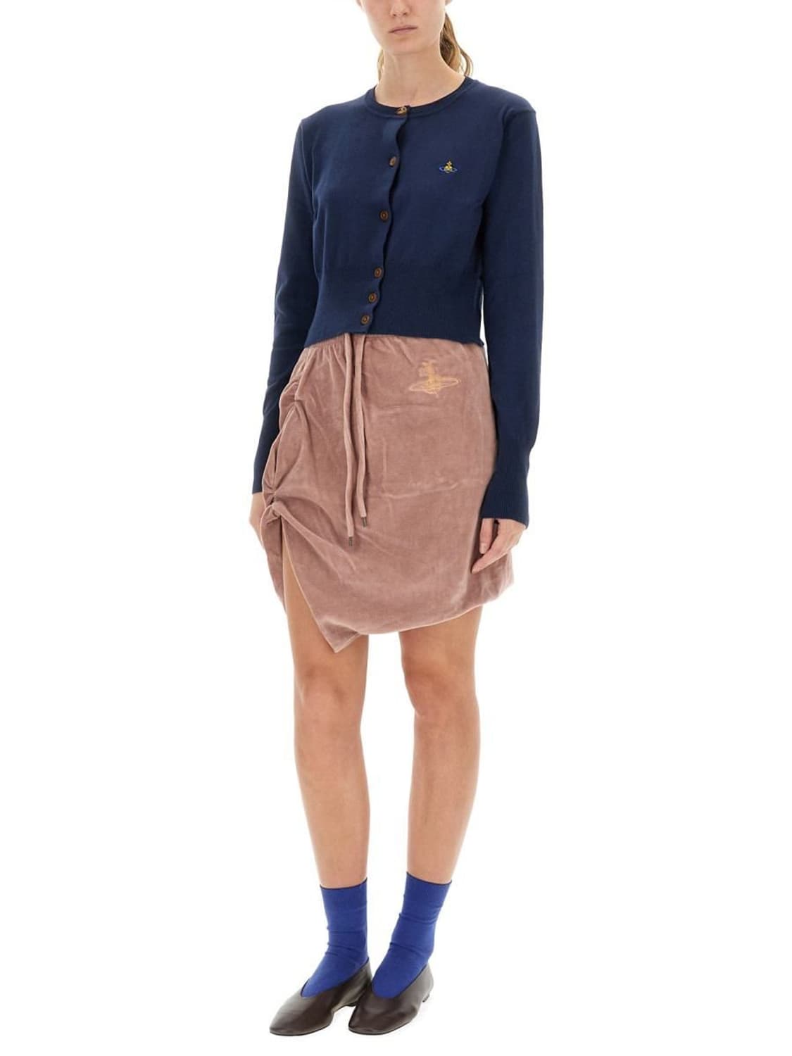 백화점 정품 비비안웨스트우드 베아 가디건 다크네이비 상품이미지2