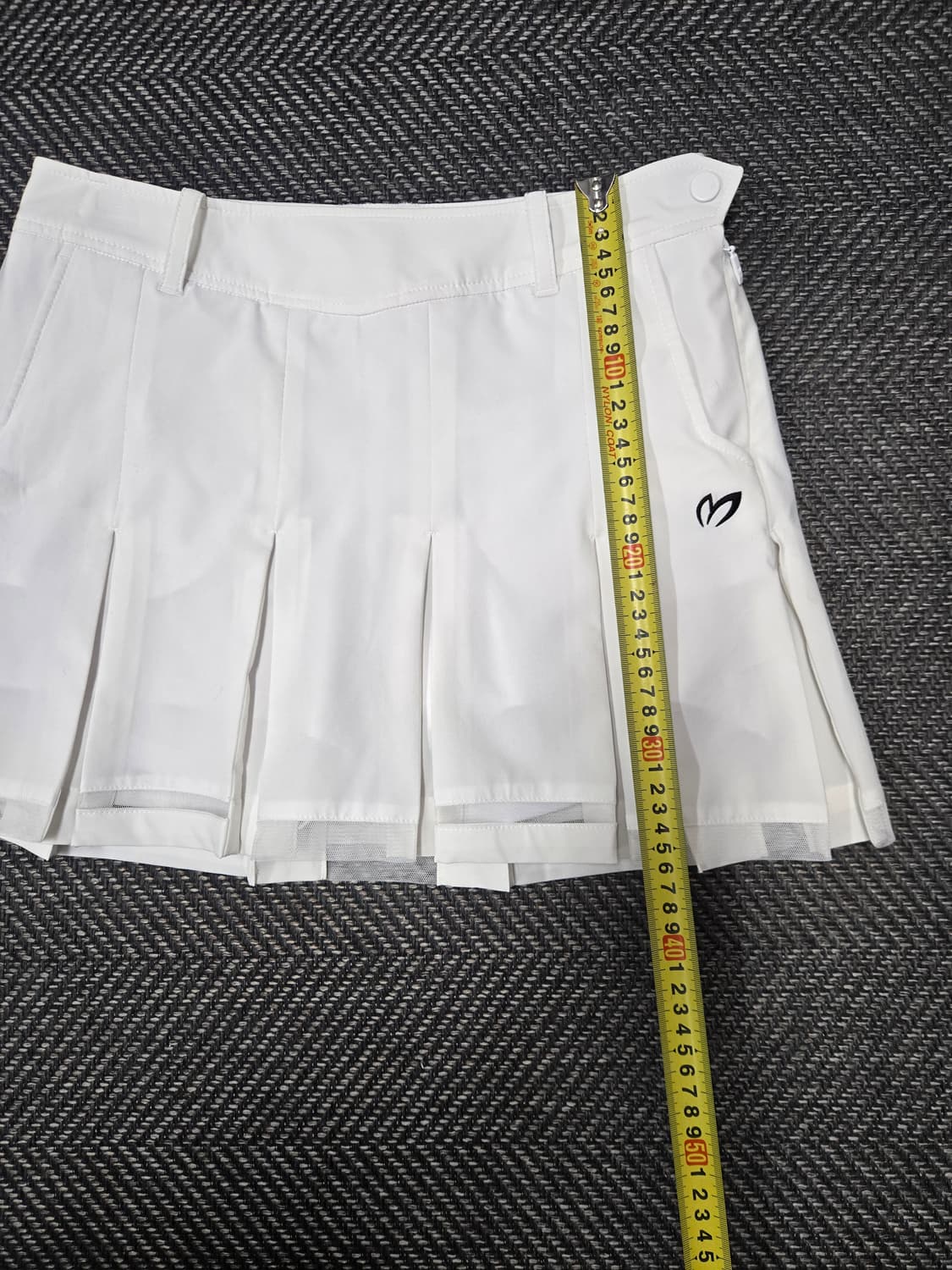 마스터바니에디션 화이트 플리츠 스커트 상품이미지8