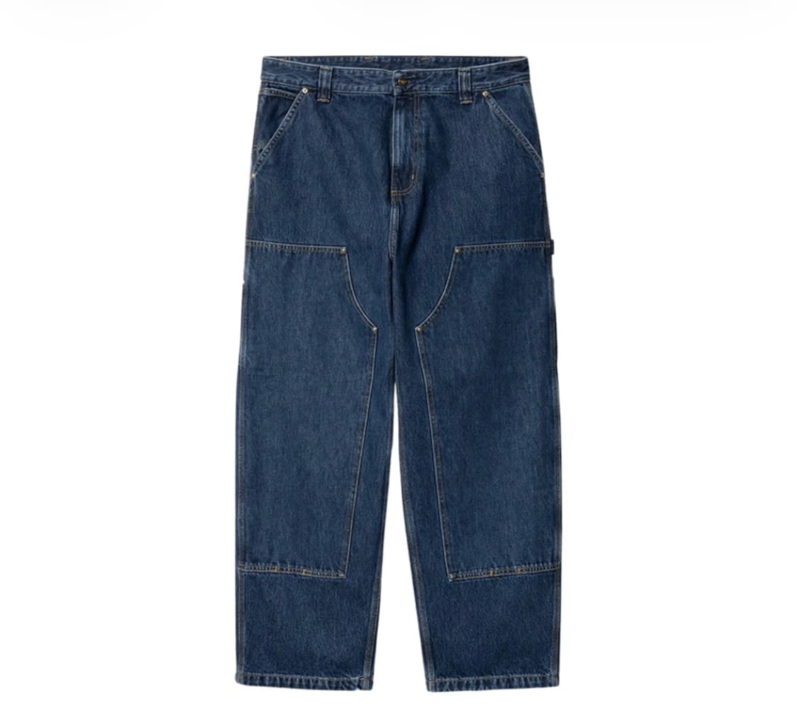 [XL] 칼하트wip 내쉬 더블니 팬츠 블루 스톤 워시드 새상품 상품이미지2