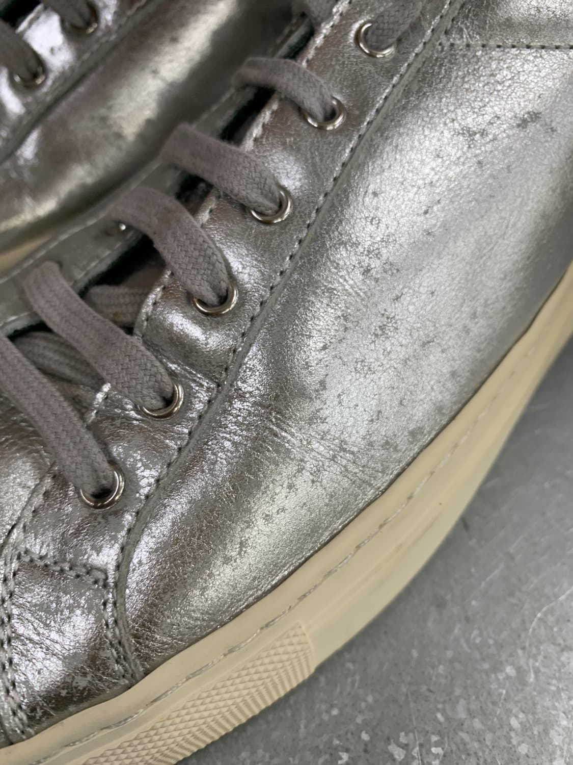 커먼 프로젝트 아킬레스 레트로 로우탑 스니커즈 실버 41(260) 상품이미지7