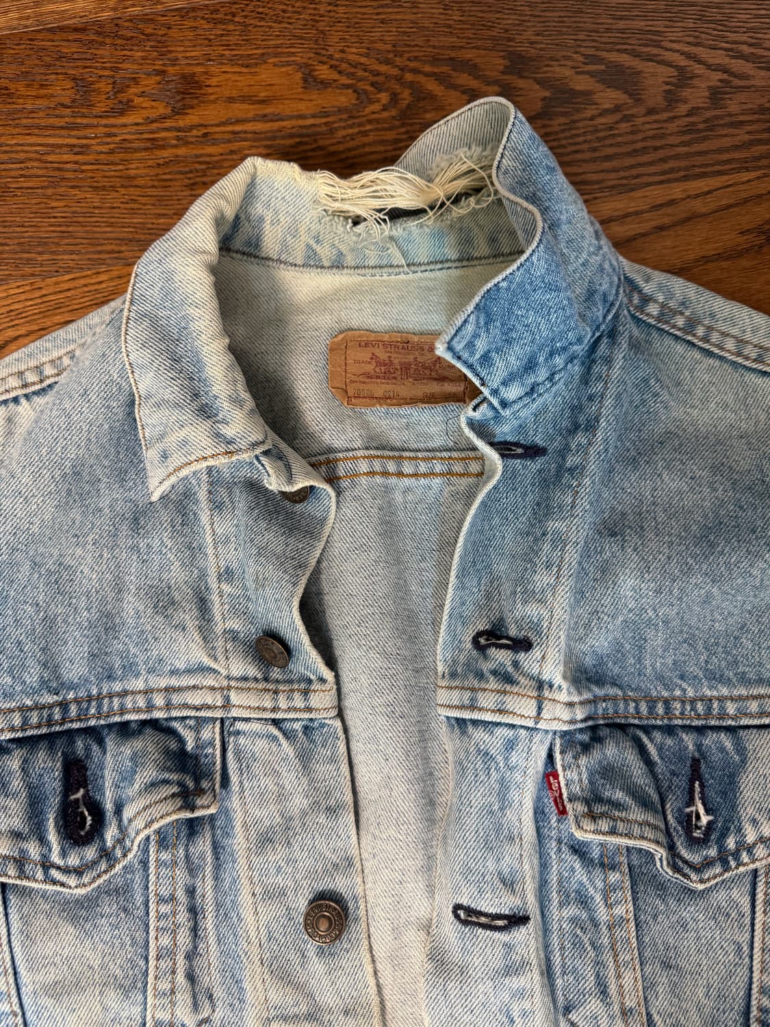 리바이스 데님 자켓 38Regular 연청 상품이미지2