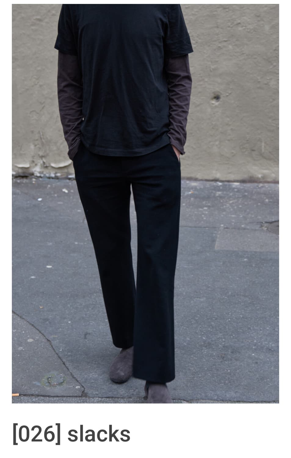 머듈 슬랙스 블랙 5사이즈 상품이미지1
