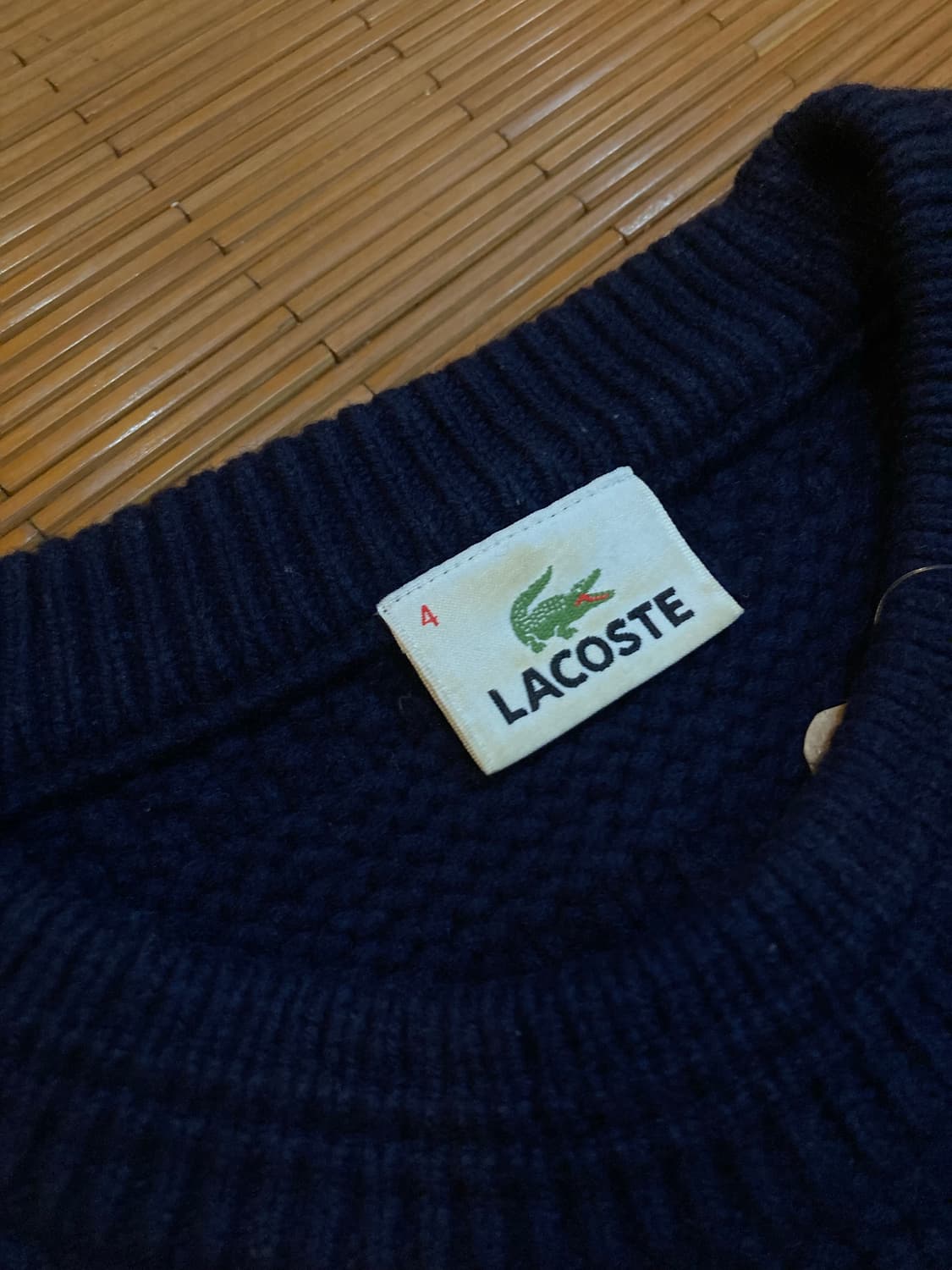 라코스테 울 100 스웨터 상품이미지4