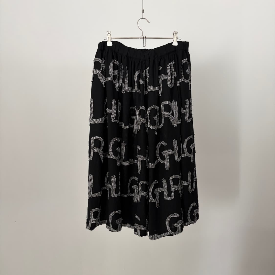 GIRL Logo Pattern Stitch Skirt 상품이미지2