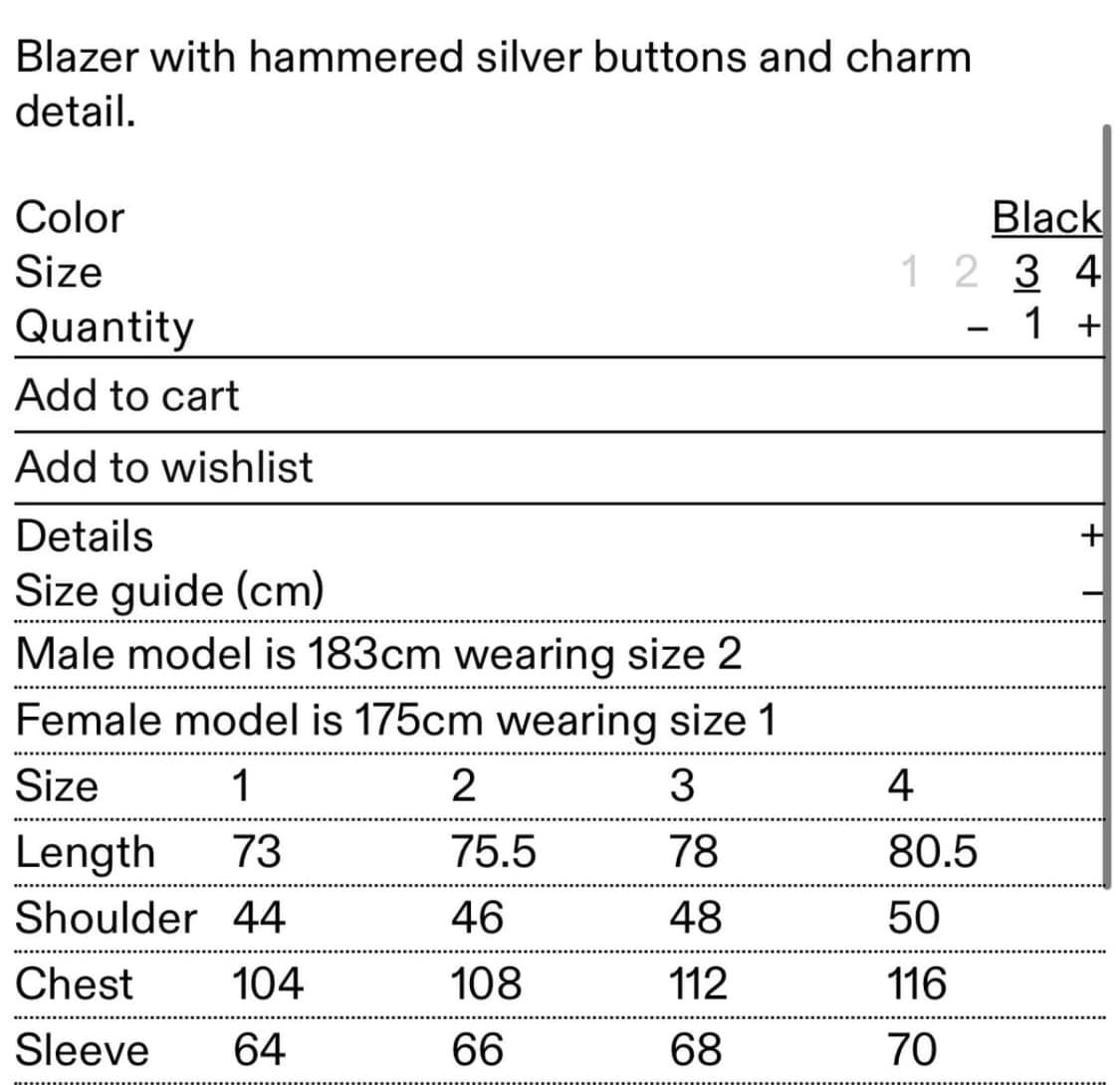 혜인서 Hyein Seo Silver Button Blazer 상품이미지6